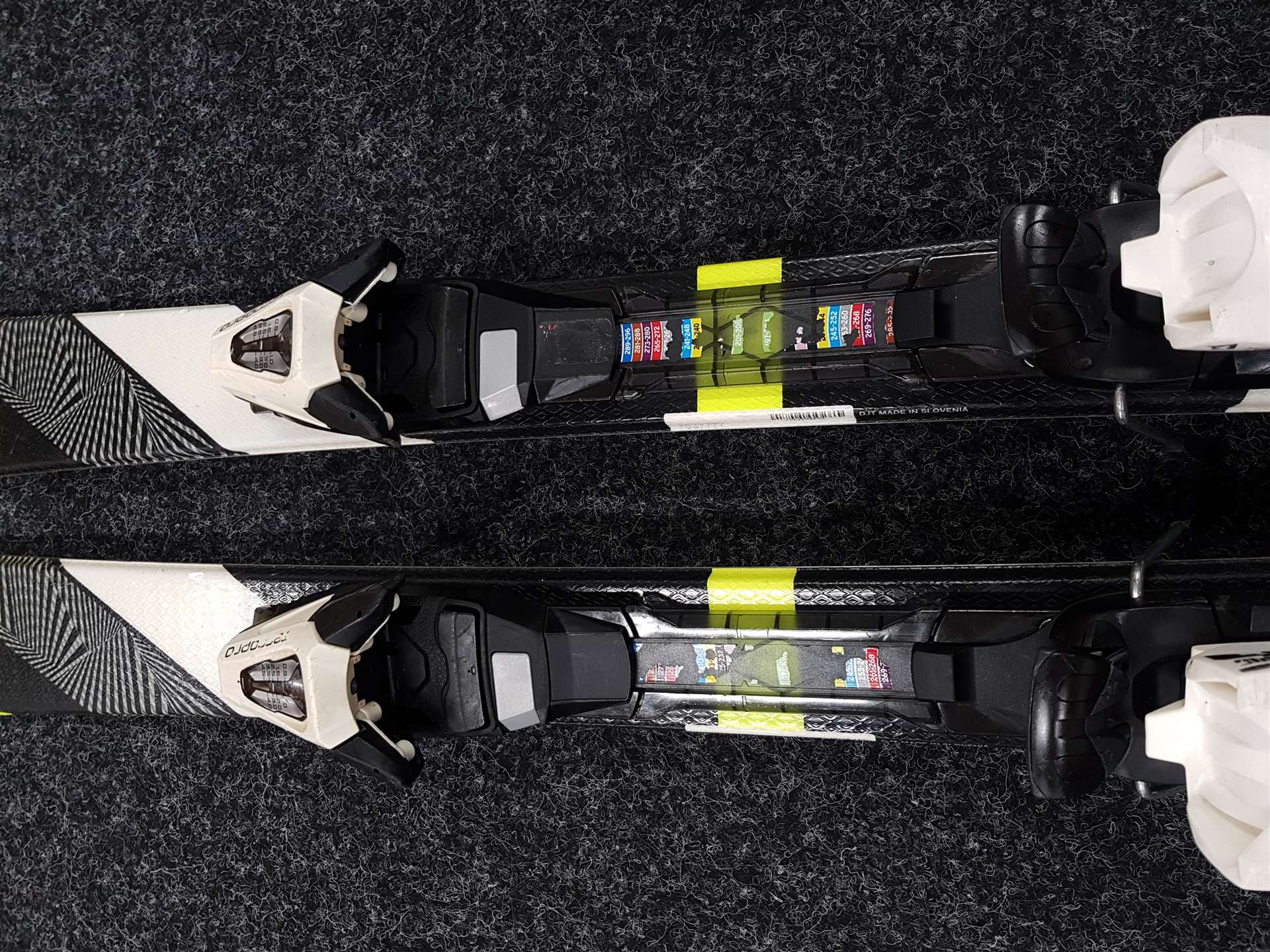 Použité detské lyže TECNOPRO Team 66 + viazanie Tecnopro TC 4.5