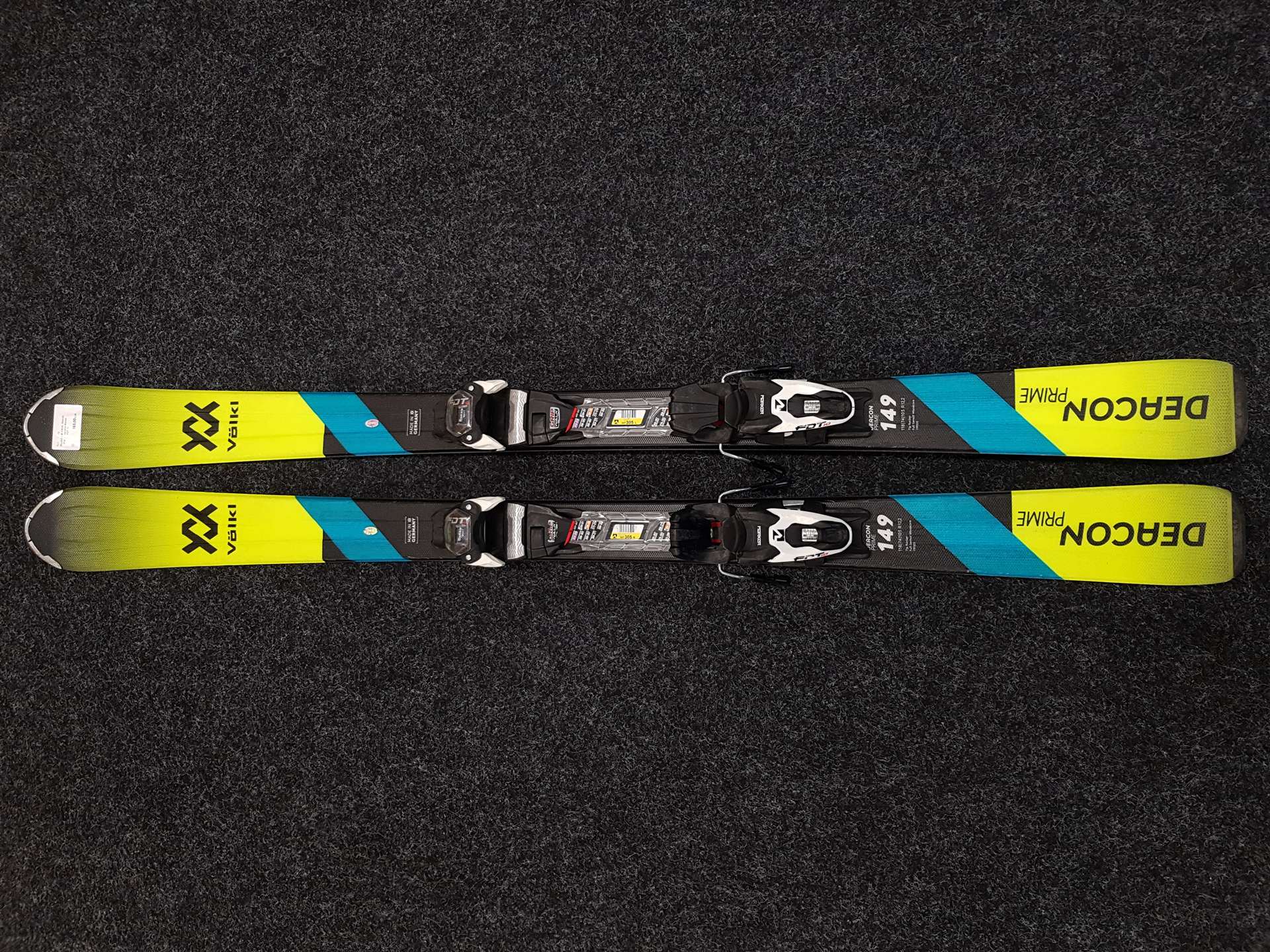 Použité lyže VOLKL Deacon Prime + viazanie Marker FDT 10