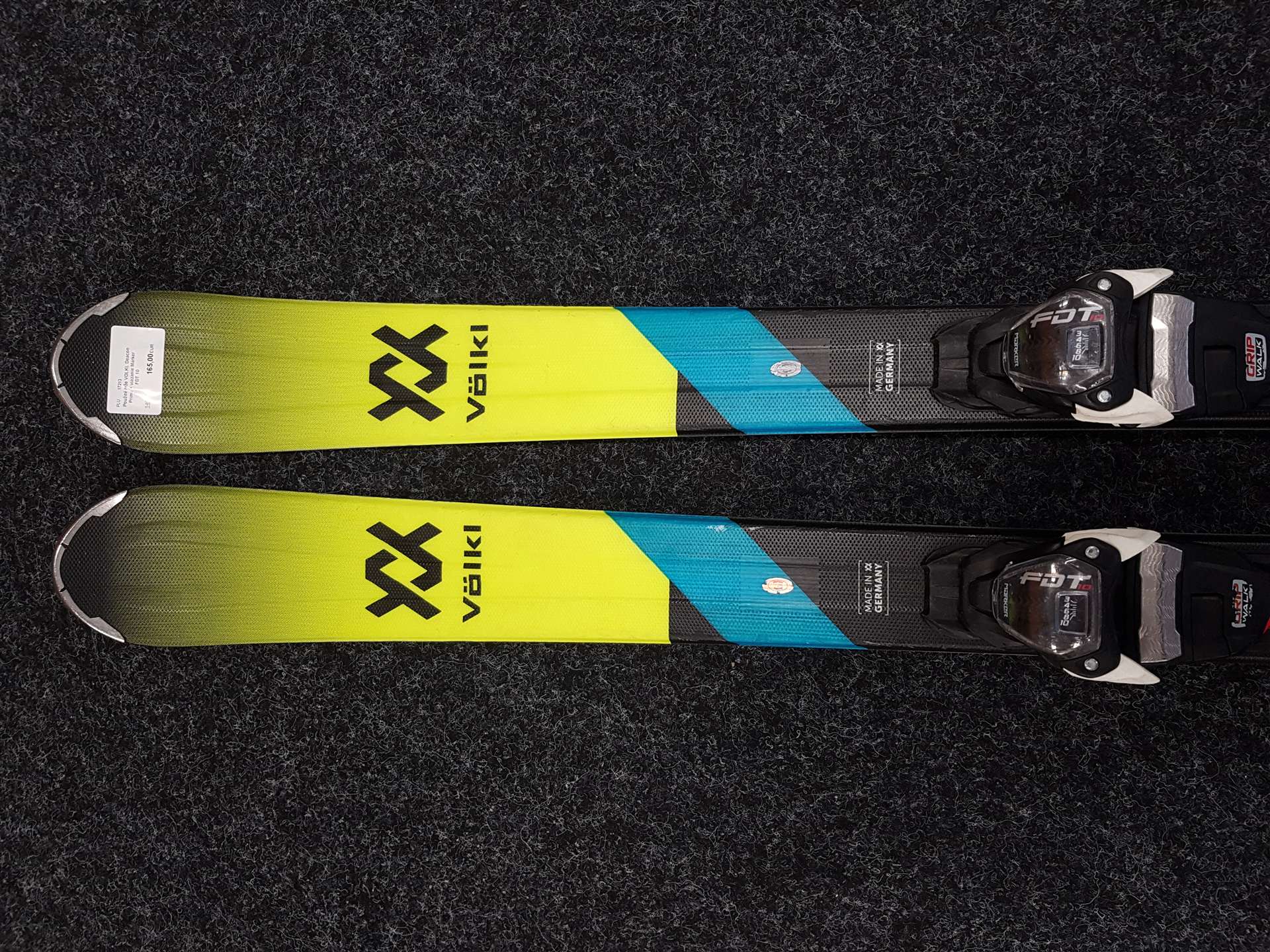 Použité lyže VOLKL Deacon Prime + viazanie Marker FDT 10