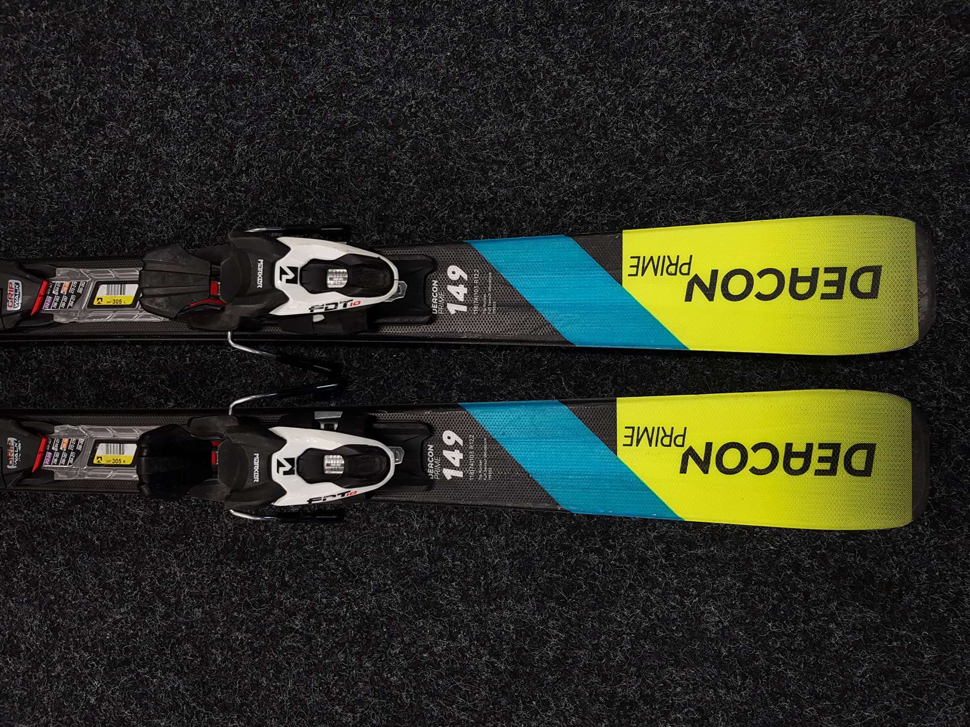 Použité lyže VOLKL Deacon Prime + viazanie Marker FDT 10