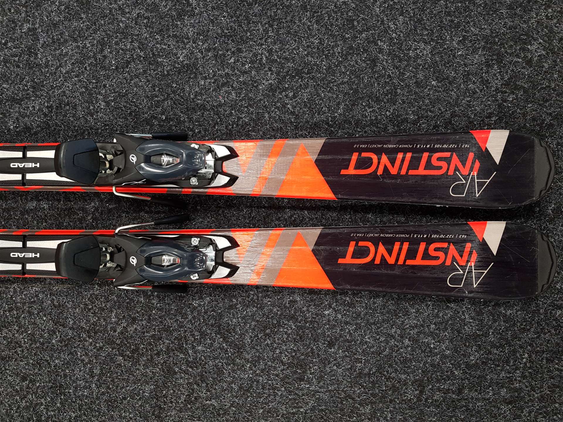 Použité lyže HEAD AR Instinct + viazanie Tyrolia SX 10