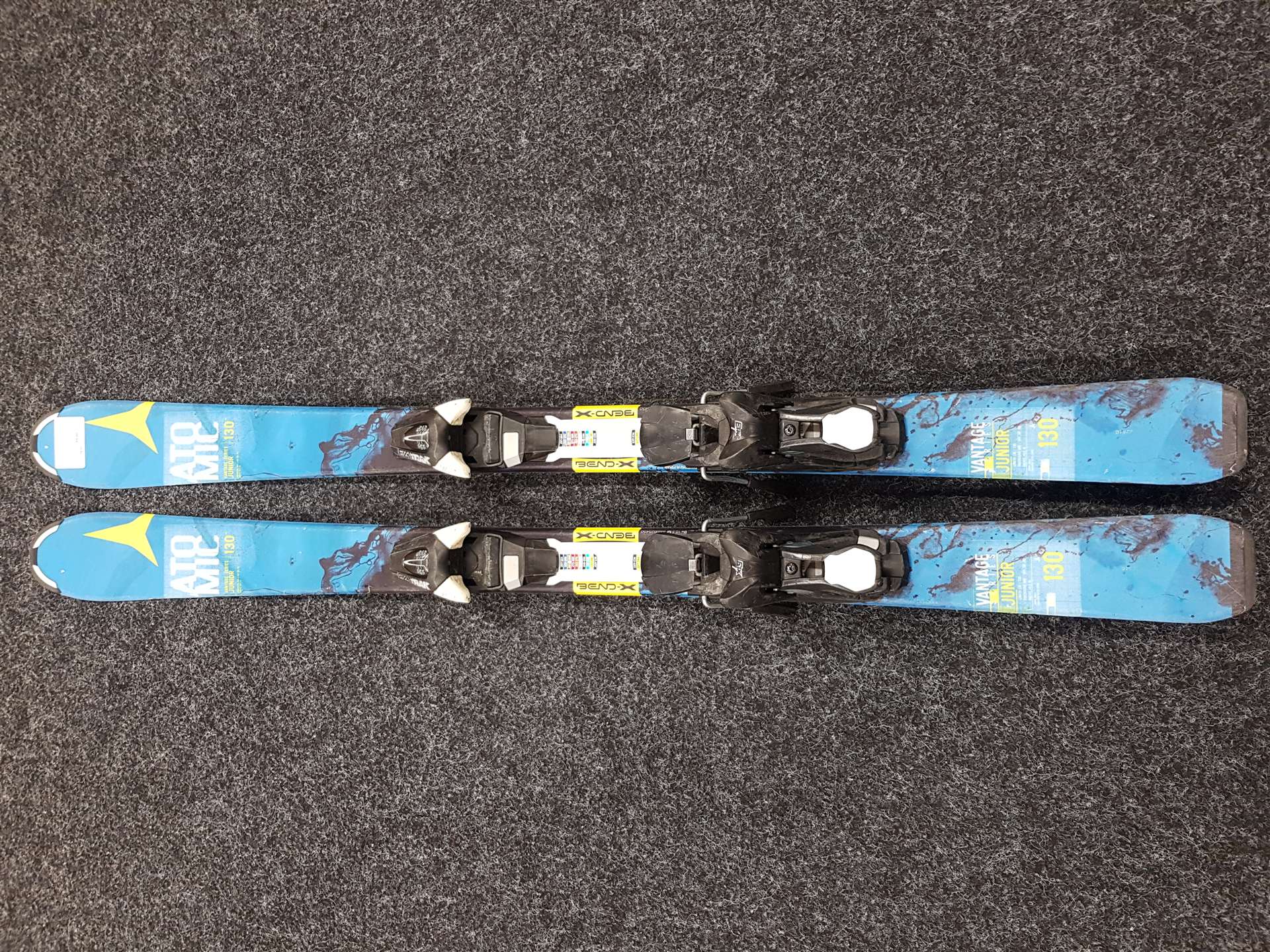 Použité detské lyže ATOMIC Vantage Junior + viazanie Atomic Ezytrack 7