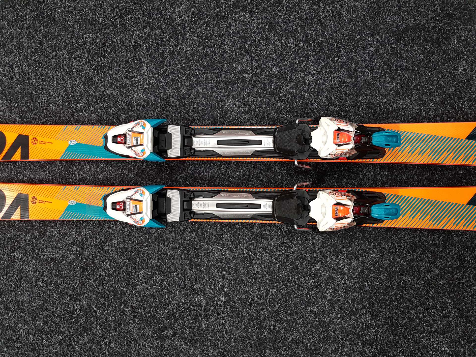 Použité lyže VOLKL GS Racetiger + viazanie Marker Motion Xcell 12