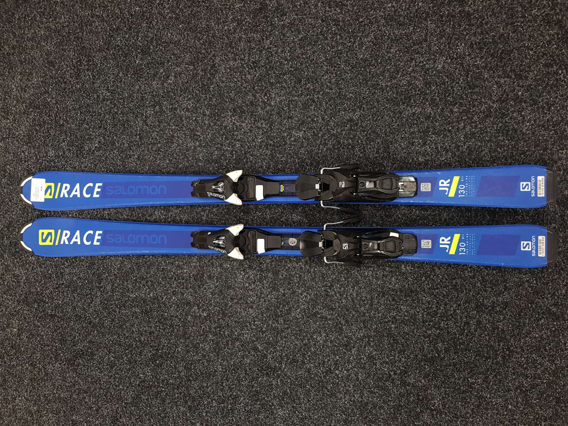 Použité detské lyže SALOMON S/Race JR + viazanie Salomon 7