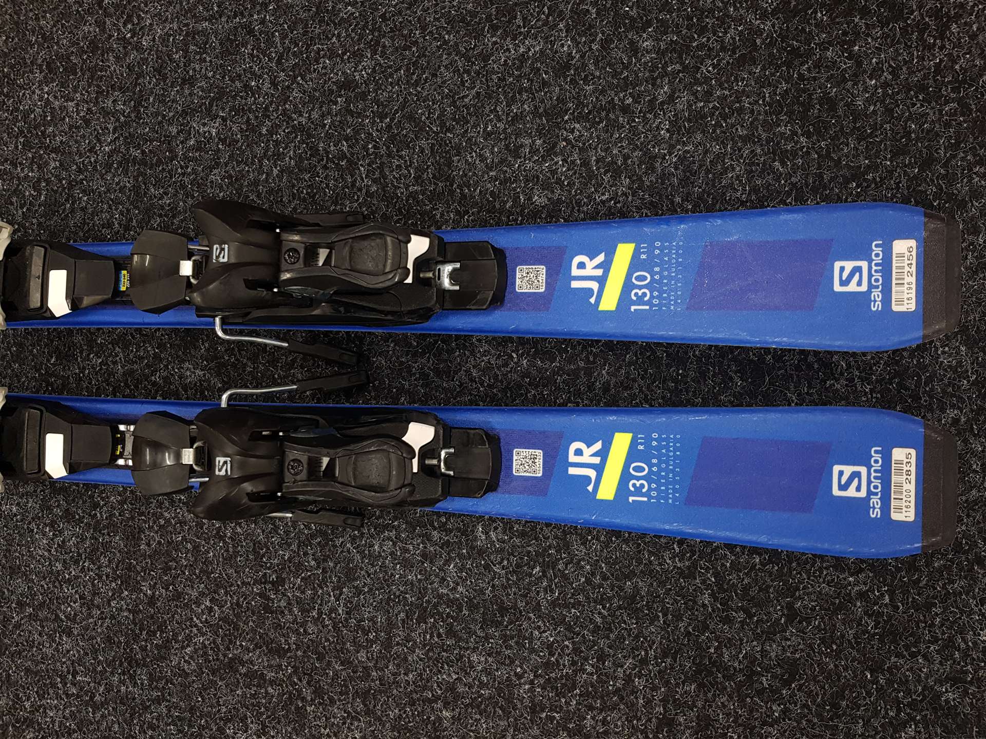 Použité detské lyže SALOMON S/Race JR + viazanie Salomon 7