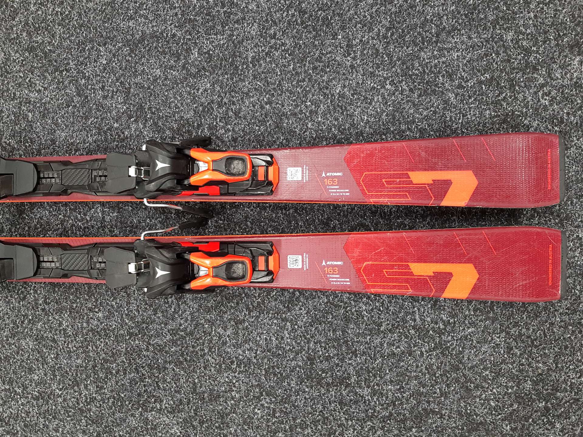 Použité lyže ATOMIC Redster S7 + viazanie Atomic M 12