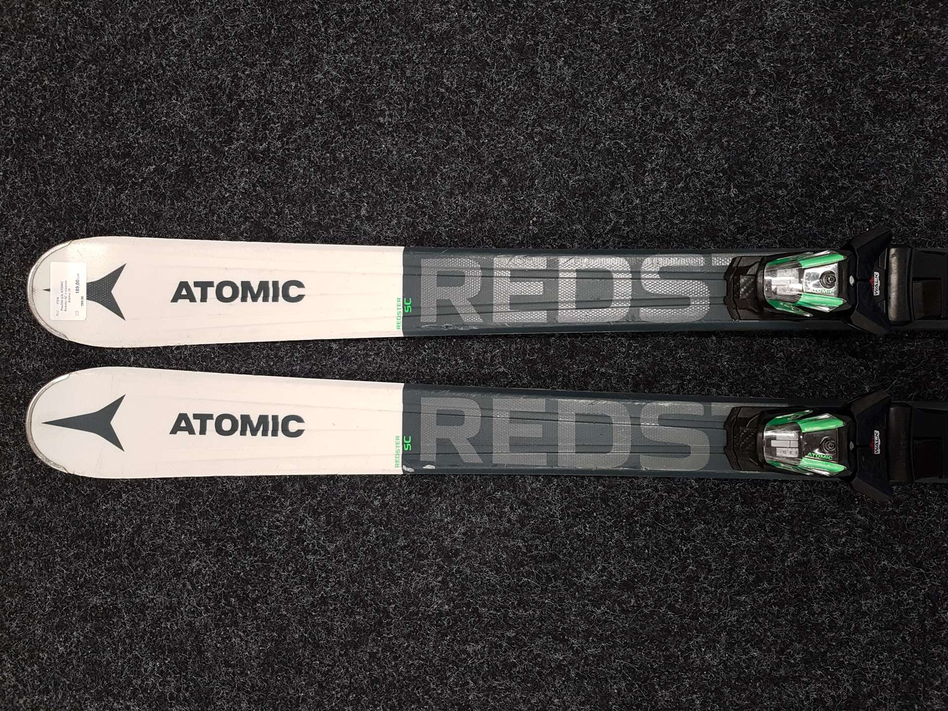 Použité lyže ATOMIC Redster SC + viazanie Atomic 10