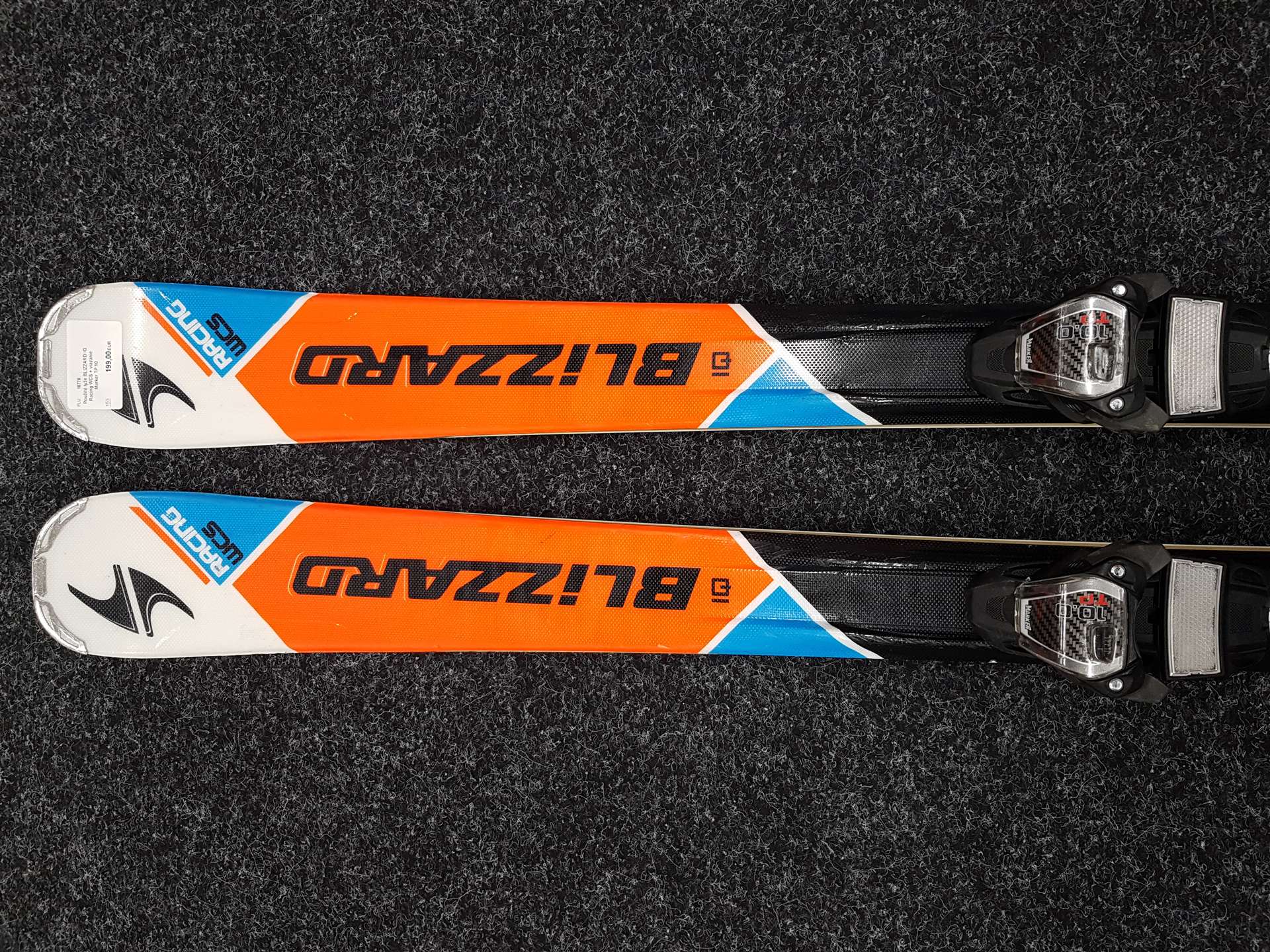 Použité lyže BLIZZARD IQ Racing WCS + viazanie Marker TP 10