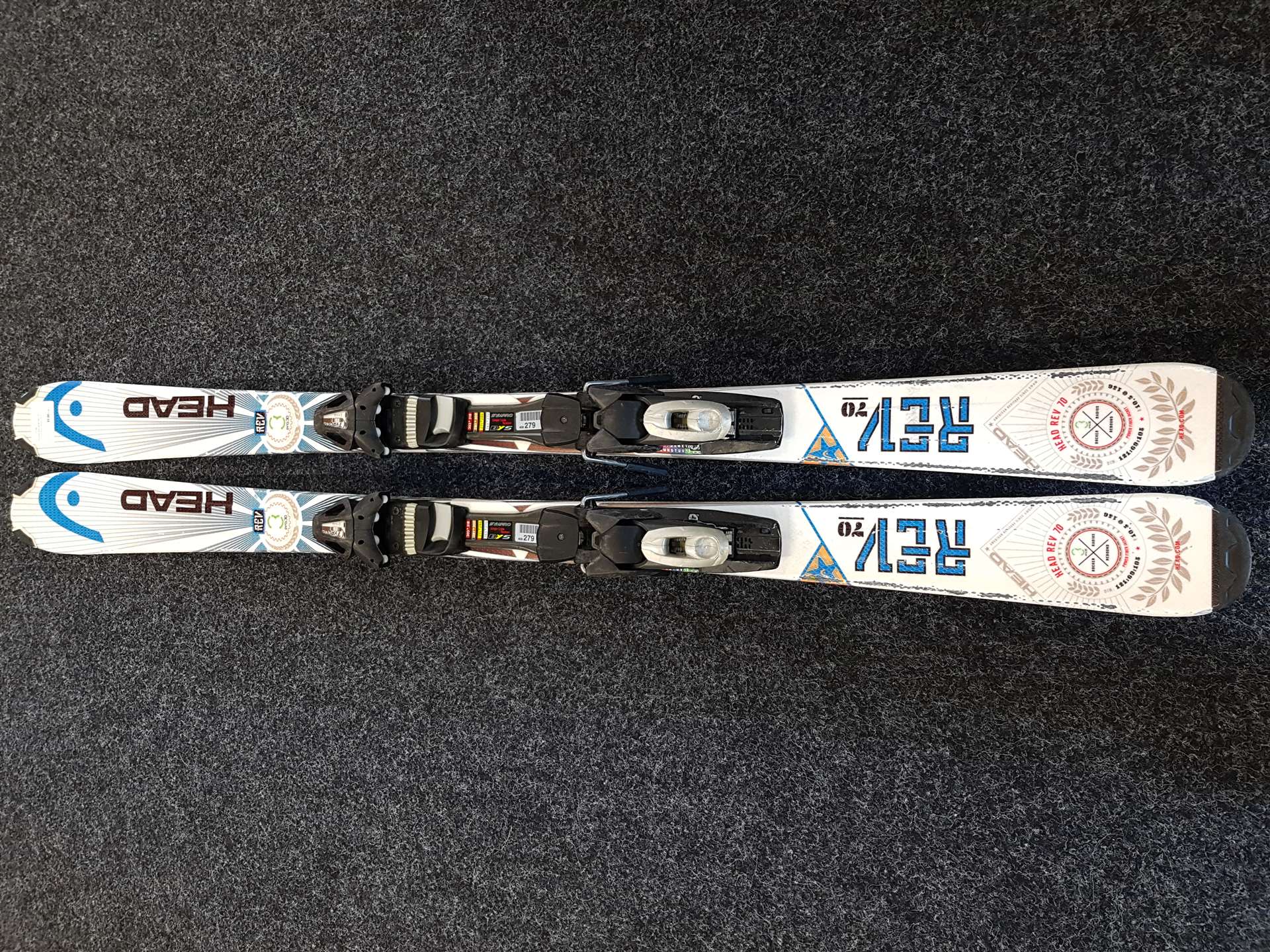 Použité lyže HEAD Rev 70 + viazanie Tyrolia 10.0