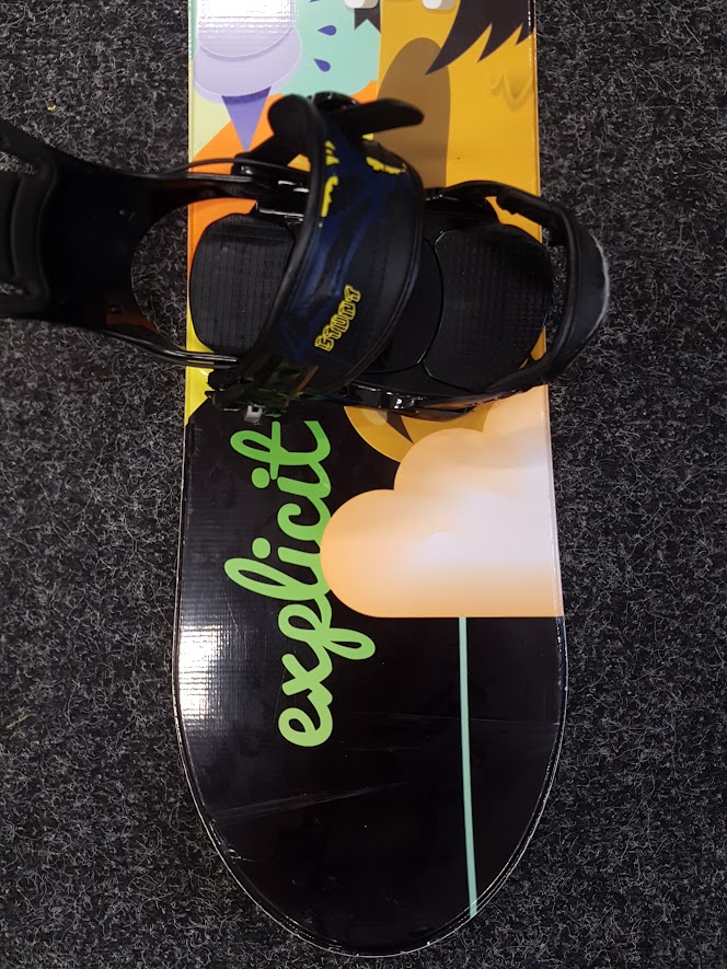 Bazárový snowboard Firefly Explicit + viazanie Stunt Crazy Creek veľkosť S