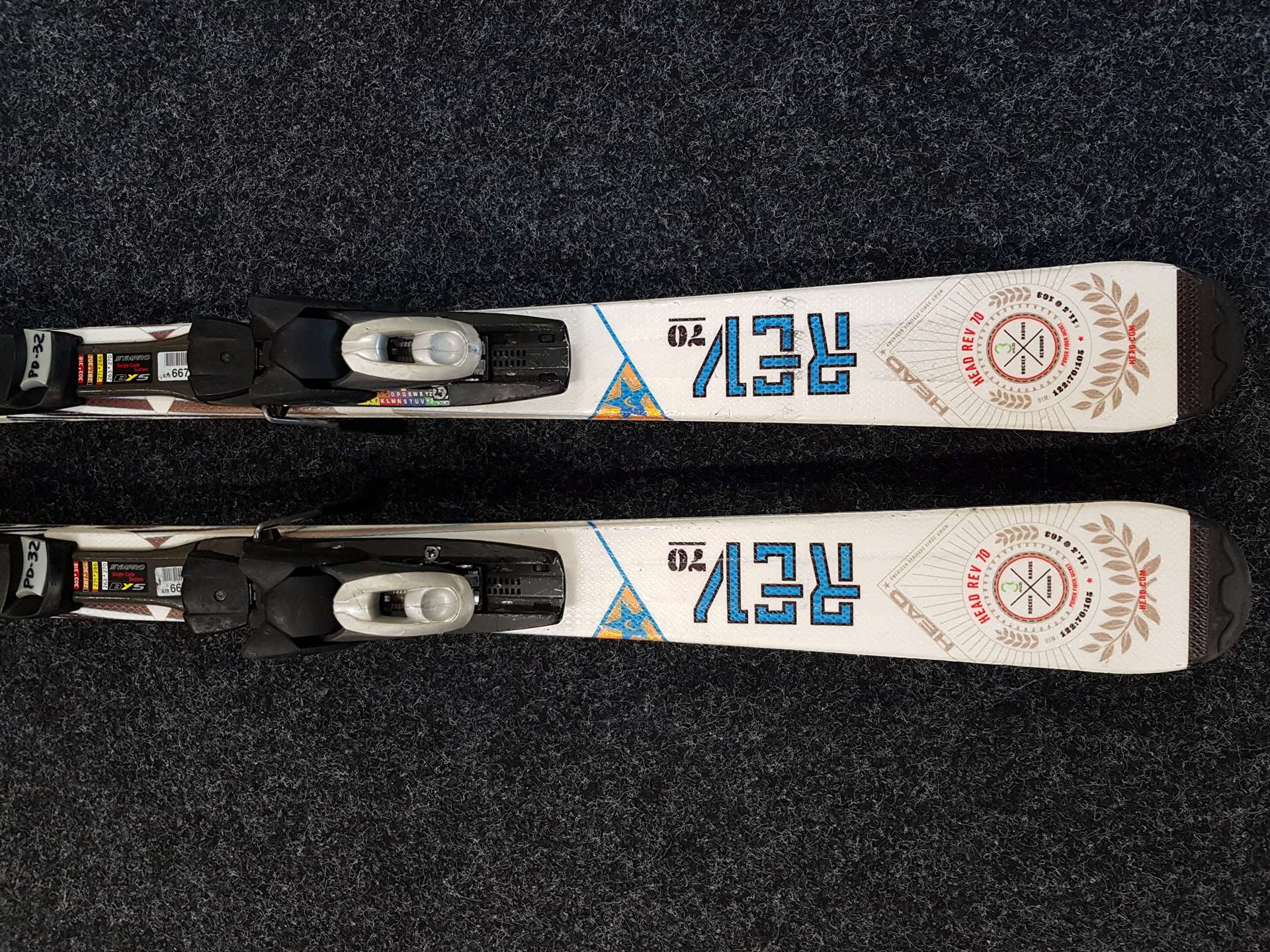 Použité lyže HEAD ERA 3.0 REV 70 + viazanie Tyrolia SP 10