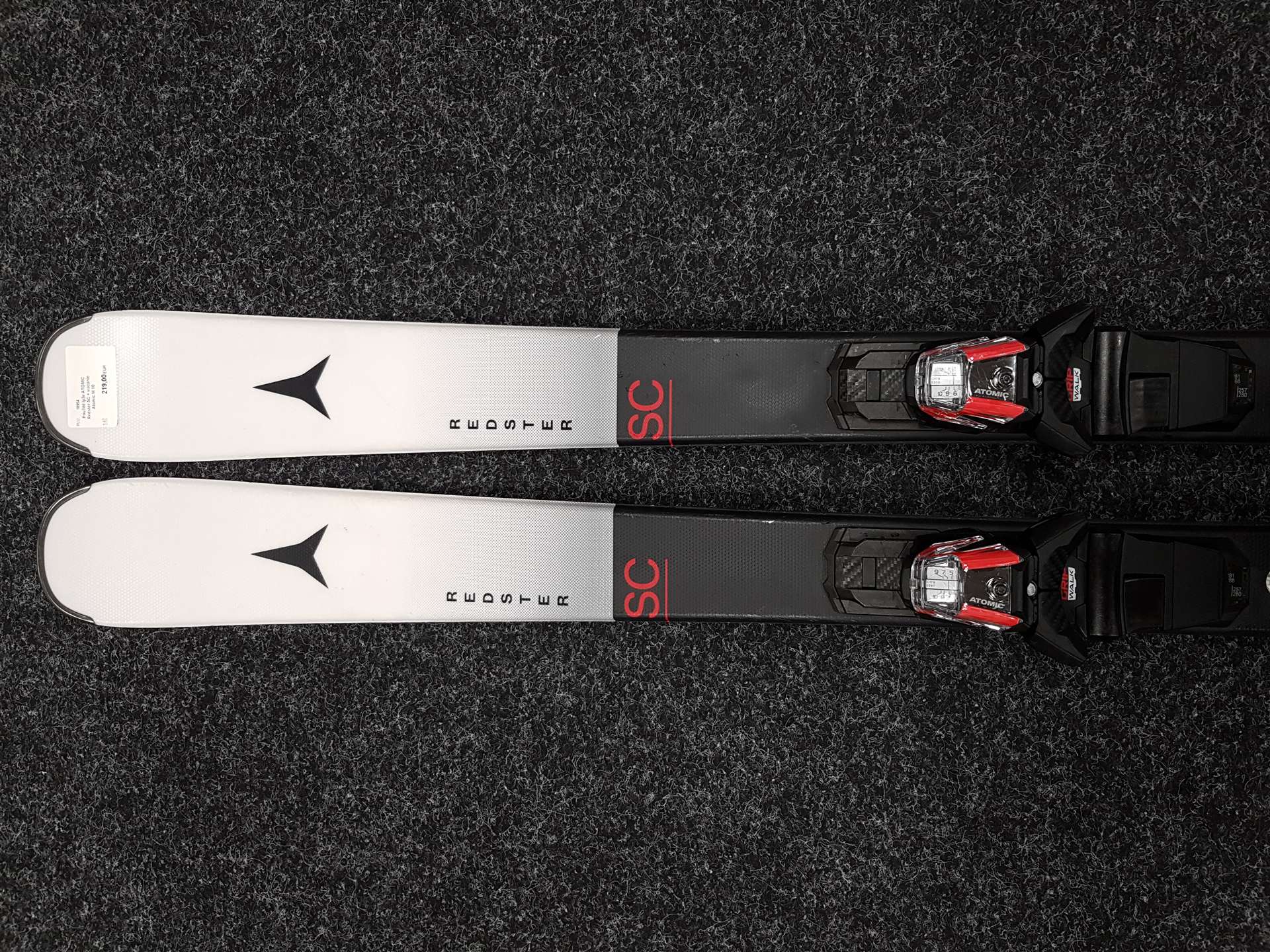 Použité lyže ATOMIC Redster SC + viazanie Atomic M 10