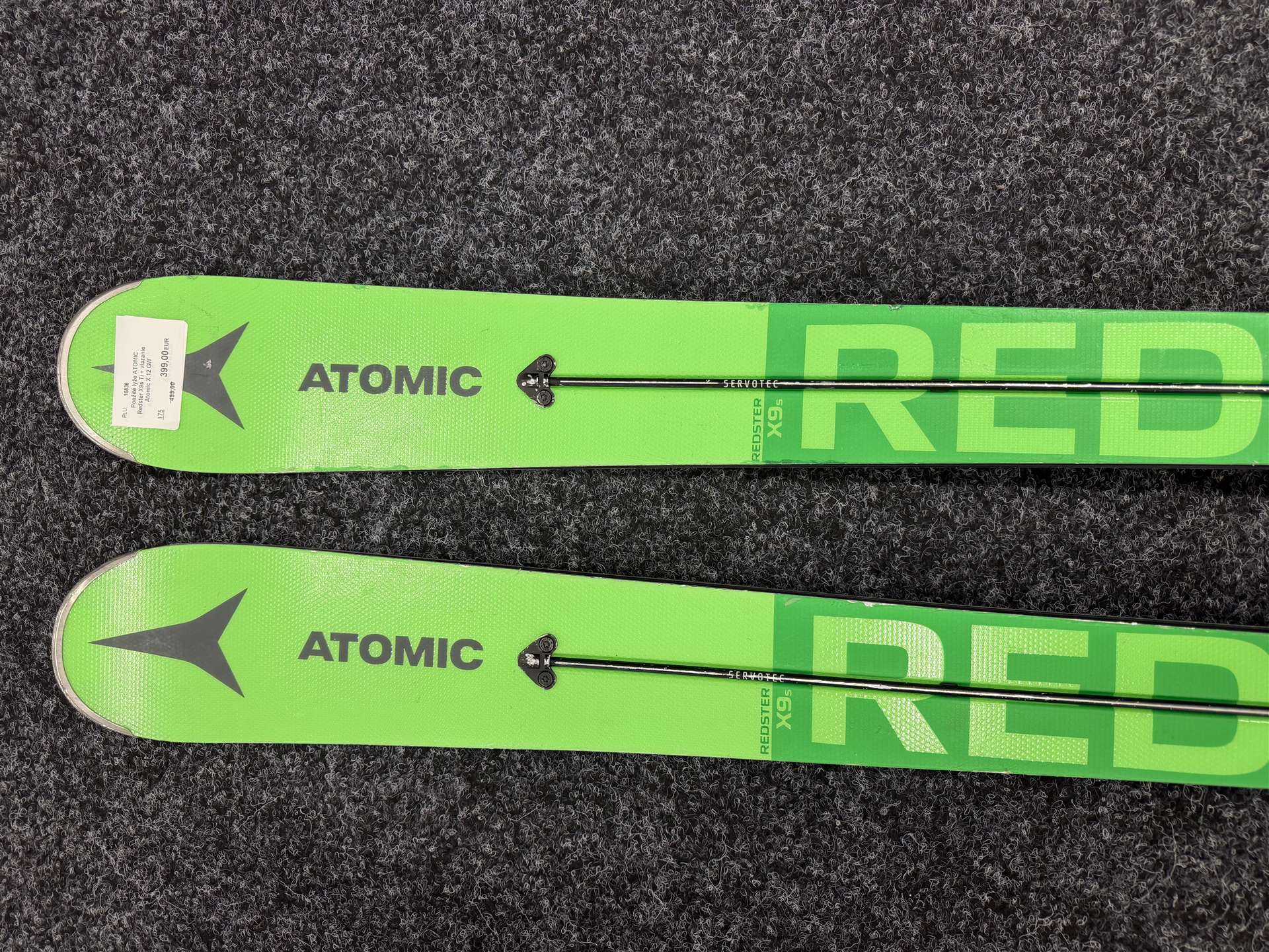 Použité lyže ATOMIC Redster X9s Ti + viazanie Atomic X 12 GW