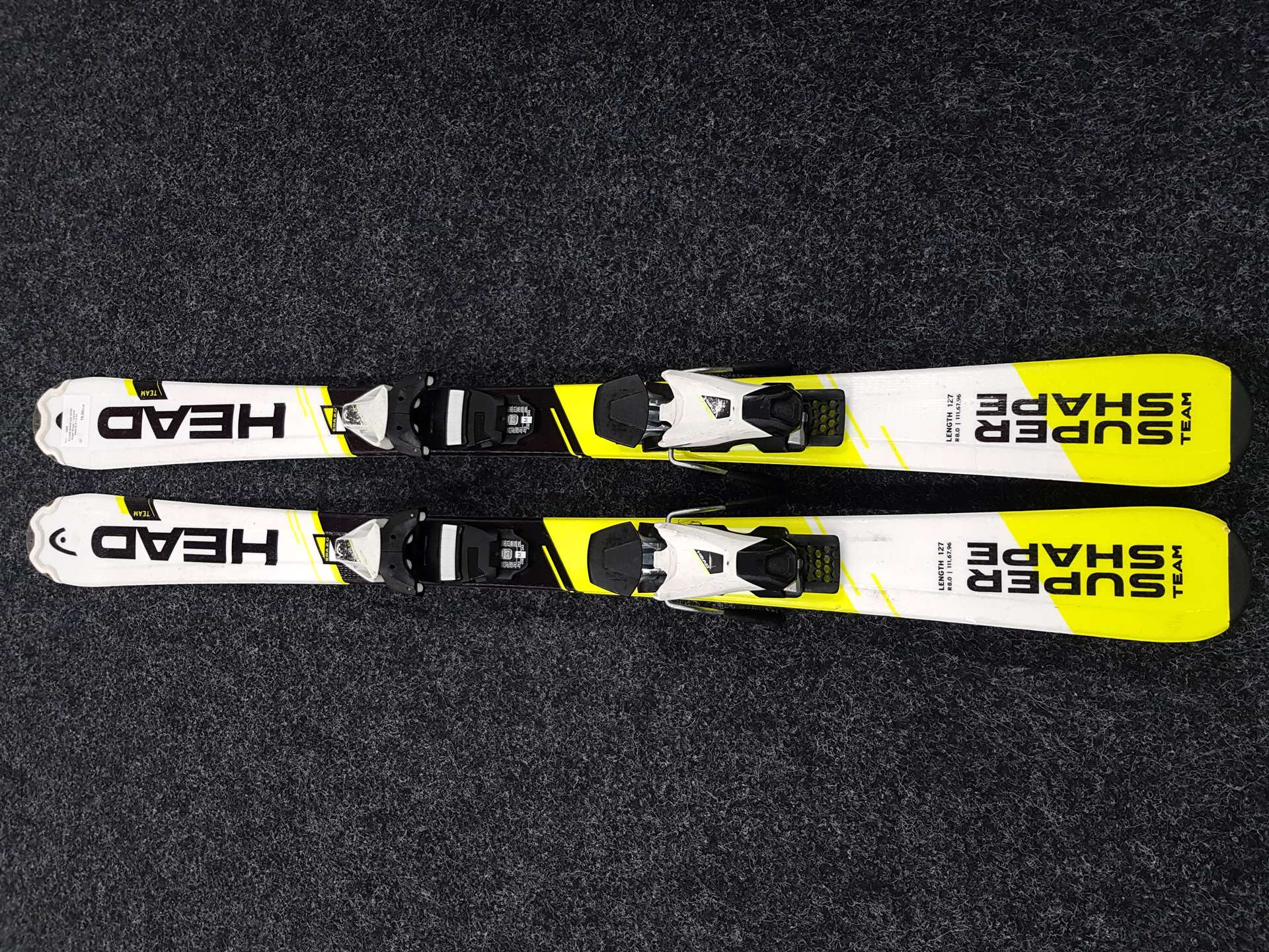 Použité detské lyže HEAD Super Shape + viazanie Head SLR 7.5 AC