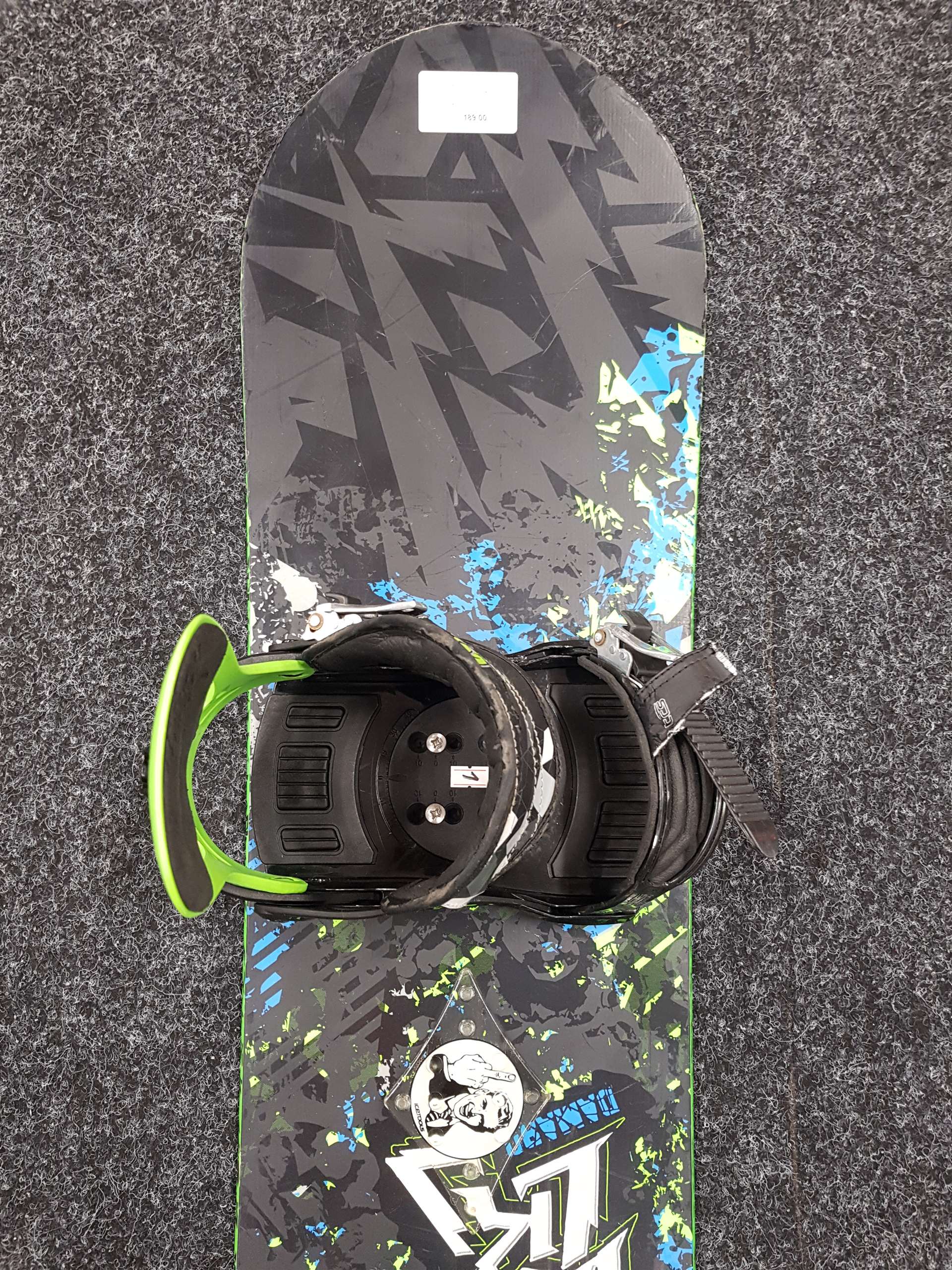 Použitý snowboard VOLKL Damaro + viazanie Volkl veľkosť L/XL