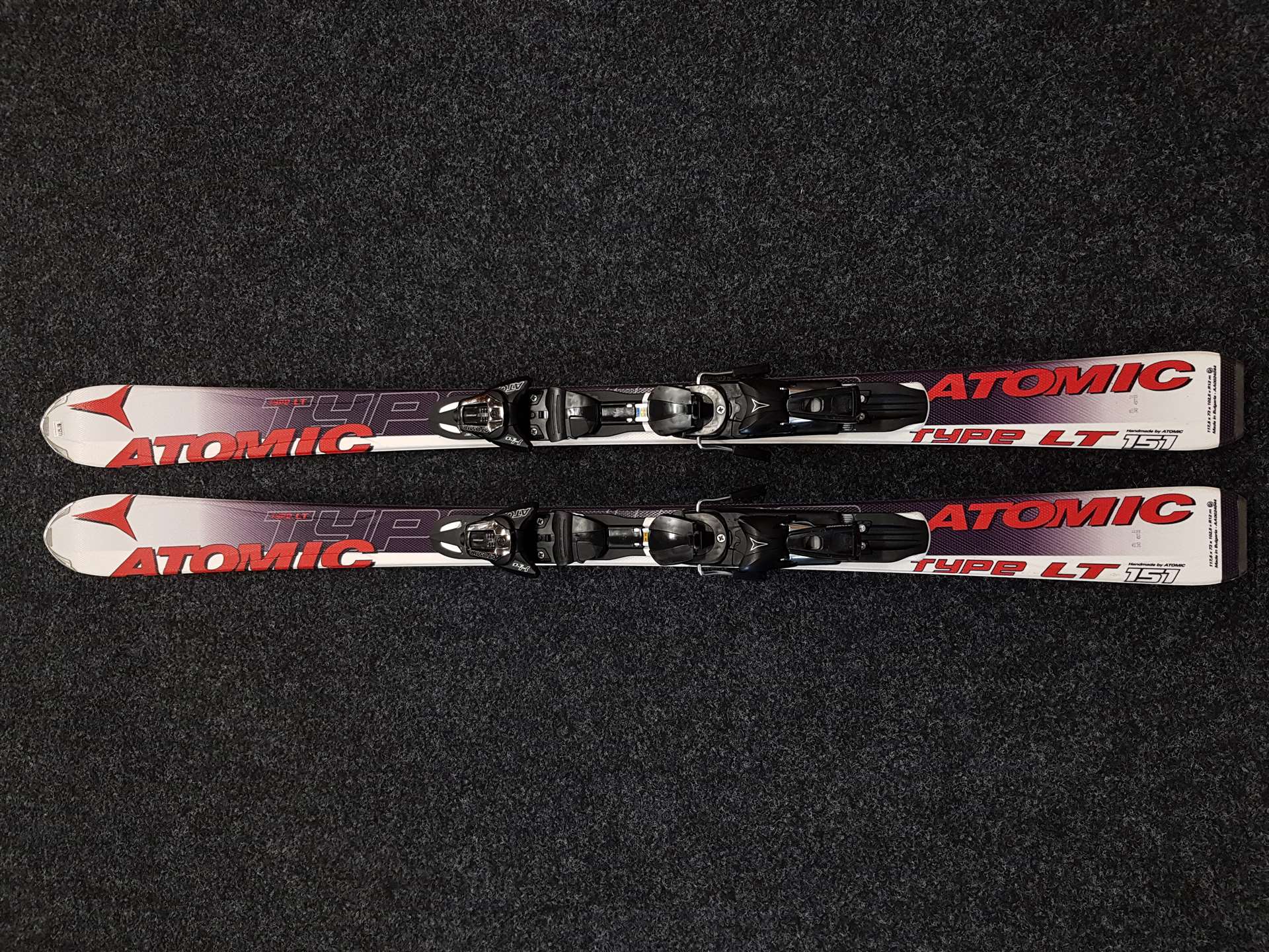 Použité lyže ATOMIC Type LT + viazanie Atomic XCO 10