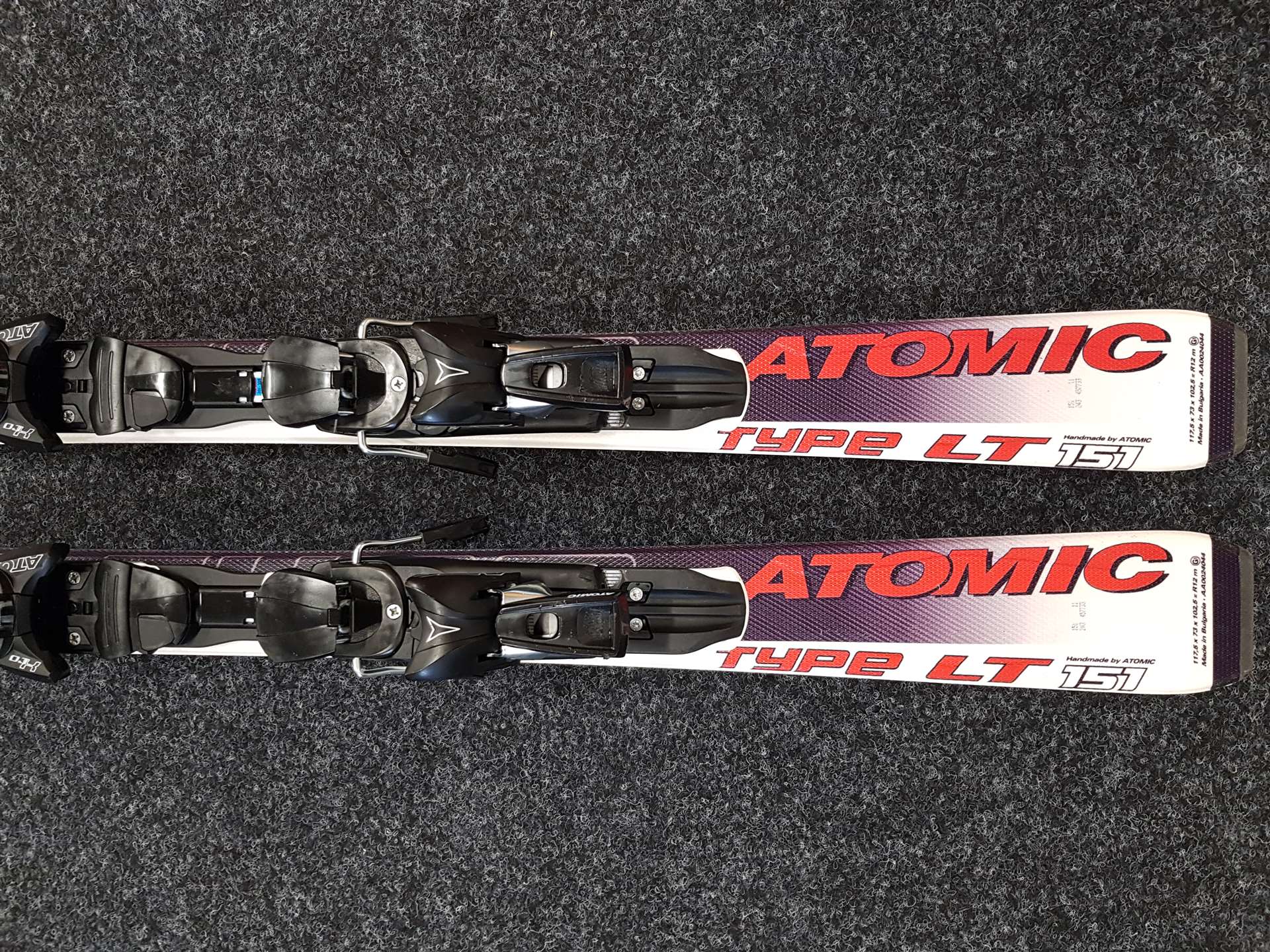 Použité lyže ATOMIC Type LT + viazanie Atomic XCO 10