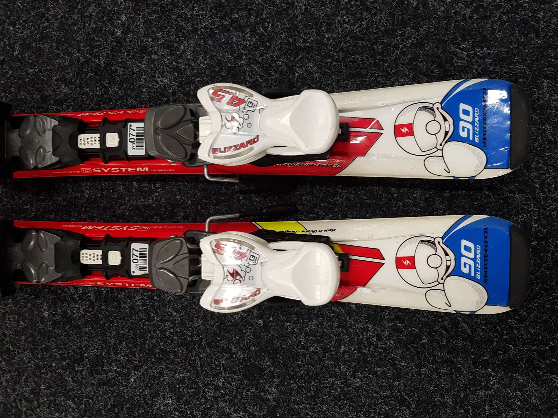 Použité detské lyže BLIZZARD Race + viazanie Blizzard 4,5