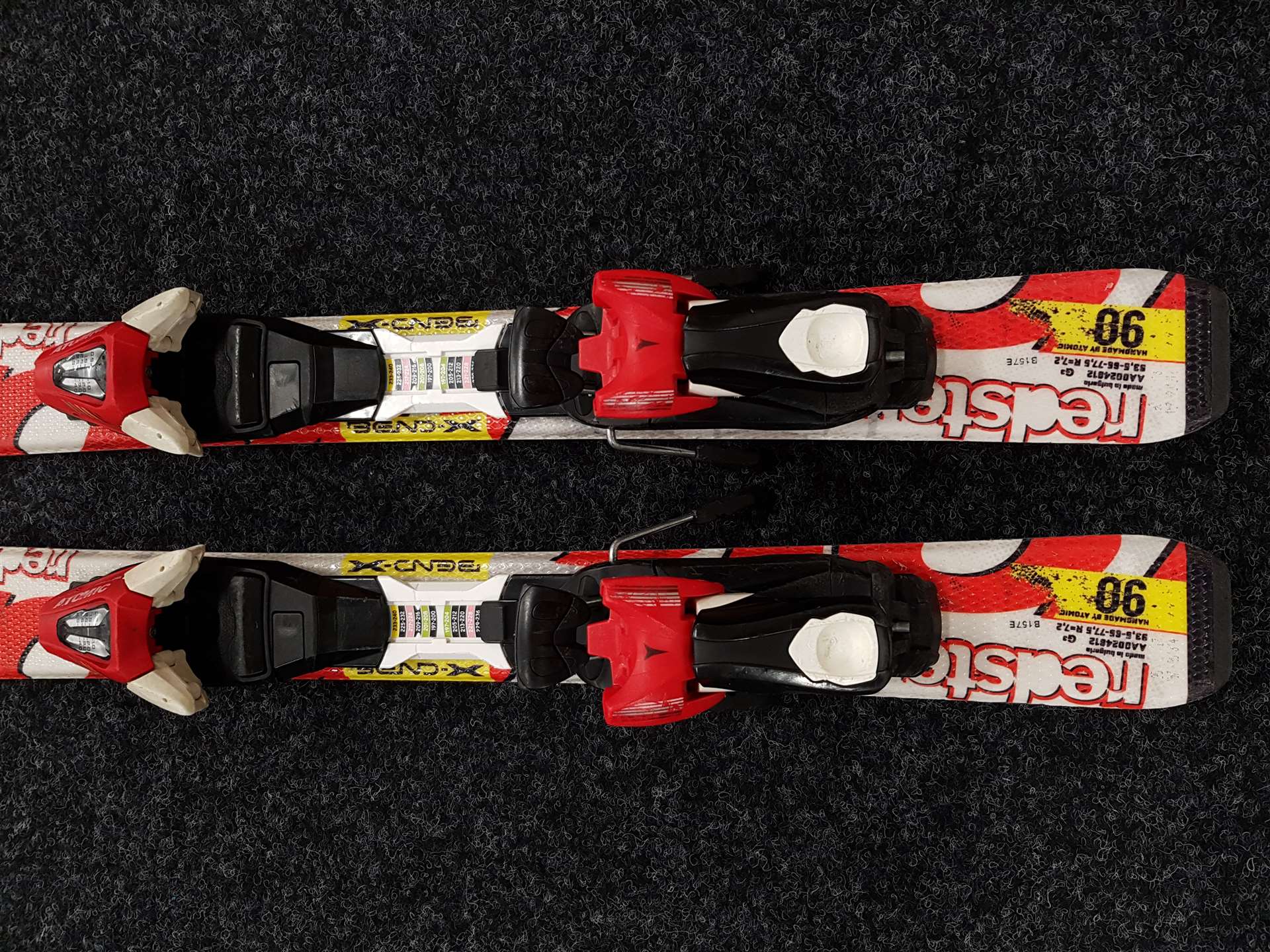 Použité lyže ATOMIC Redster Bend X  + viazanie Atomic XTE 4,5