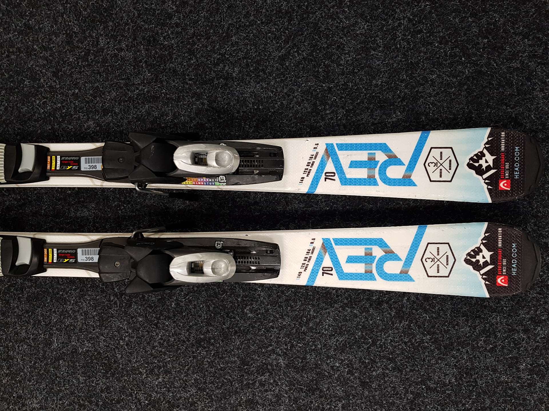 Použité lyže HEAD ERA 3.0 REV 70 + viazanie Tyrolia SP 10