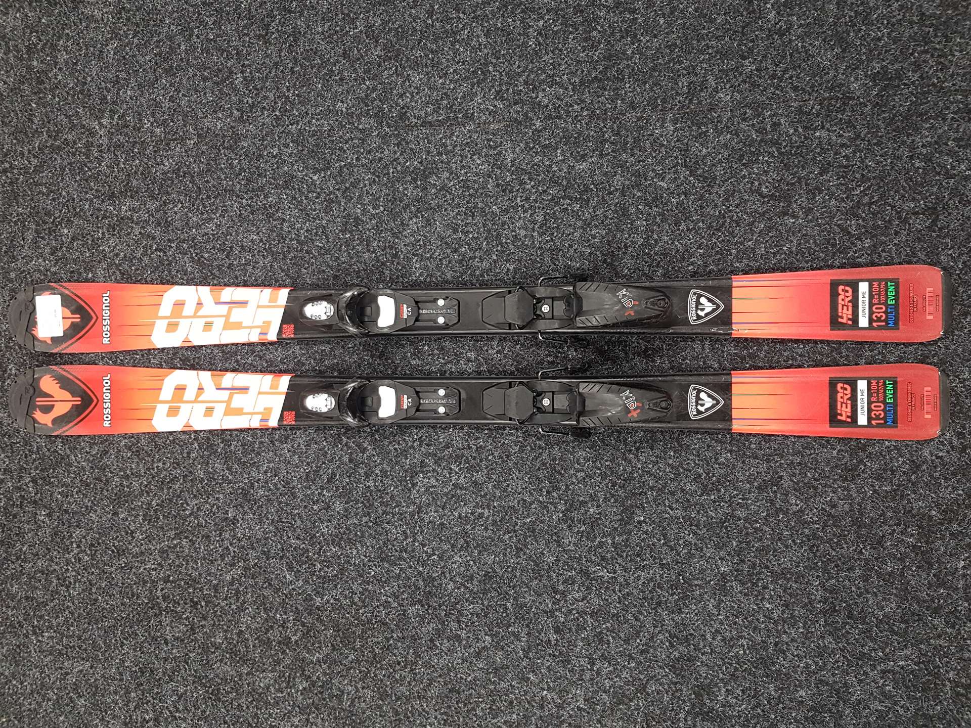 Použité detské lyže ROSSIGNOL Hero Junior ME + viazanie Look Kid 4