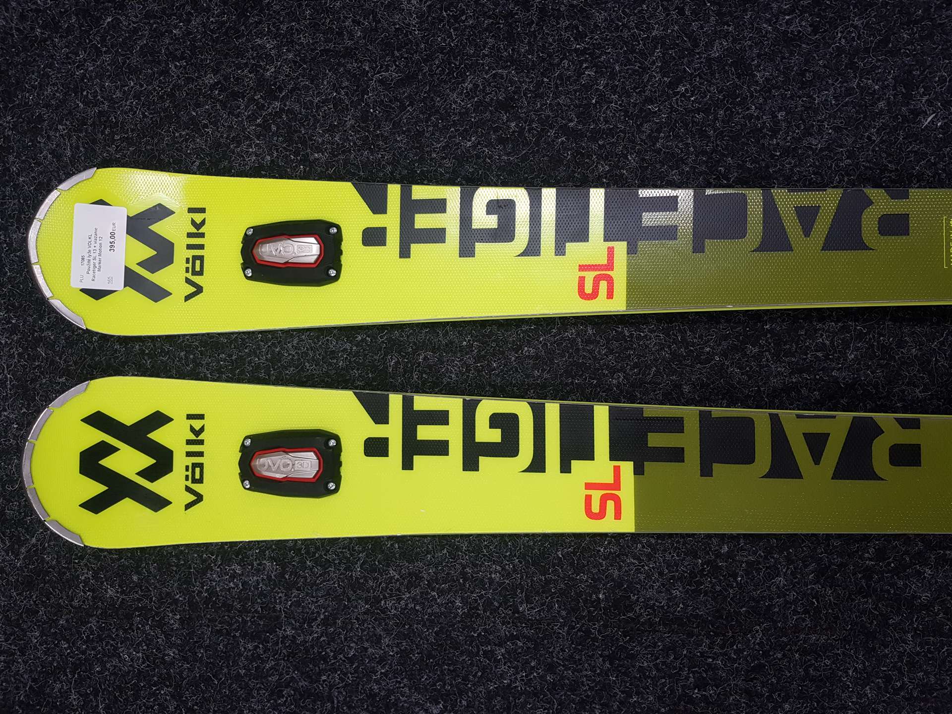 Použité lyže VOLKL Racetiger SL 13 + viazanie Marker Motion 12