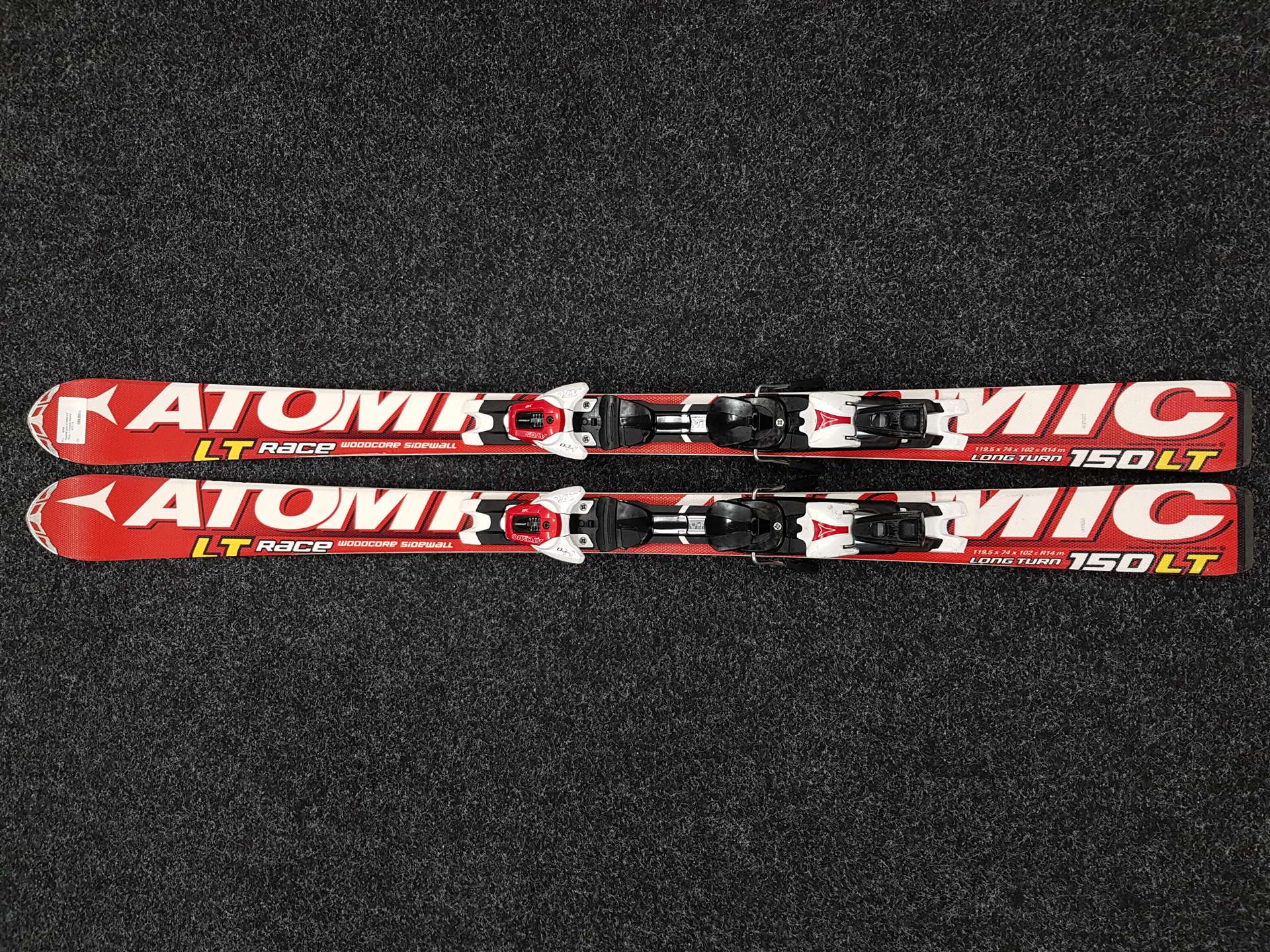 Použité lyže ATOMIC LT Race + viazanie Atomic XCO 10