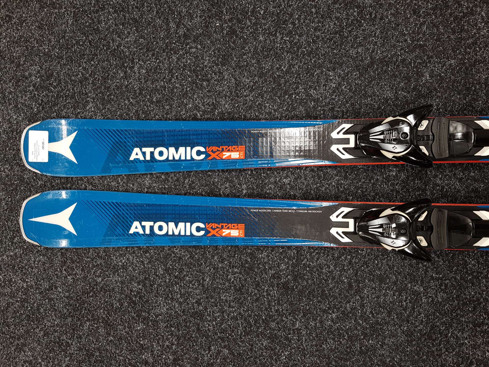Použité lyže ATOMIC Vantage X 75 CTI + viazanie Atomic XT 12