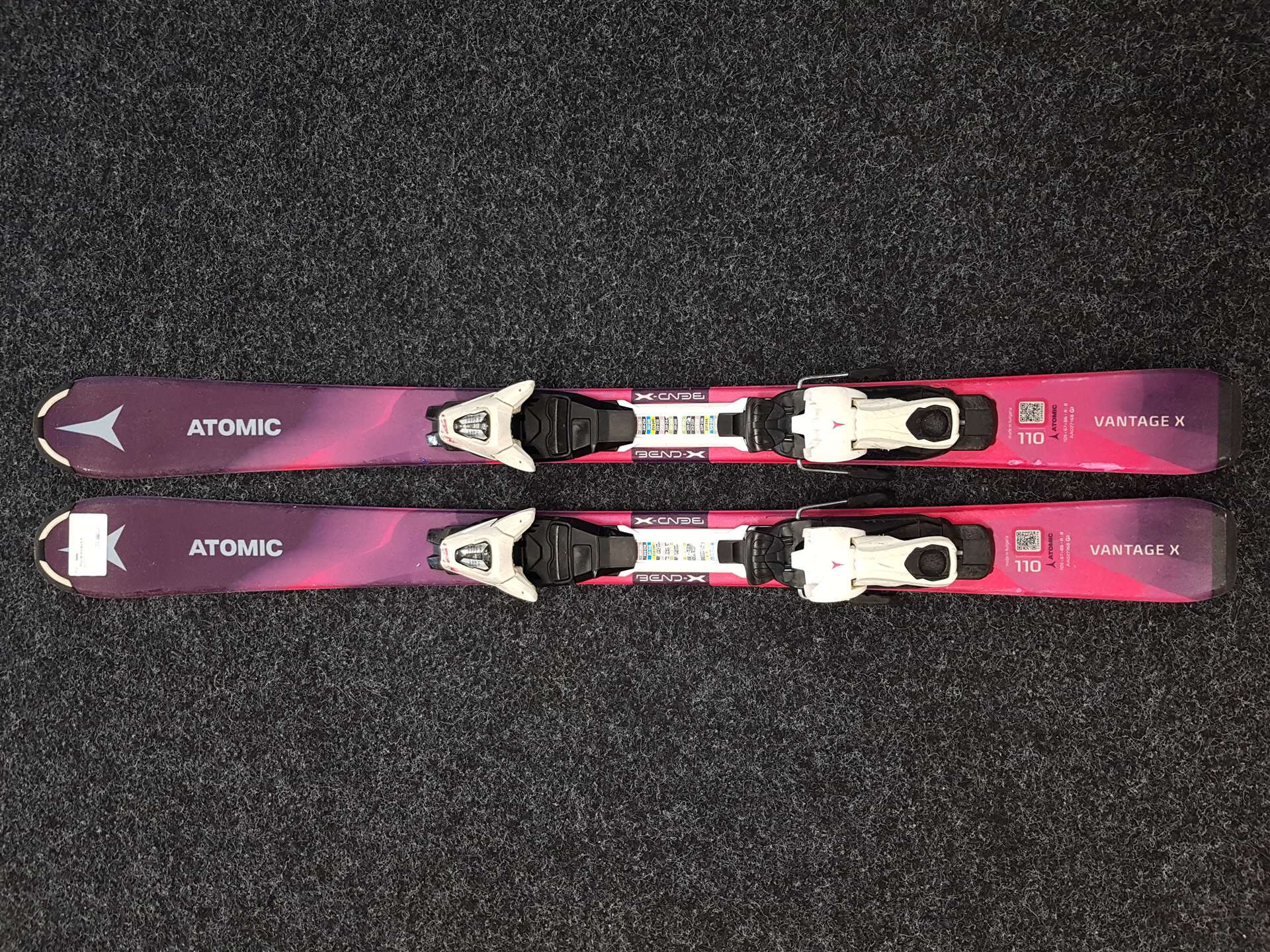 Použité detské lyže ATOMIC Vantage X + viazanie Atomic 4,5