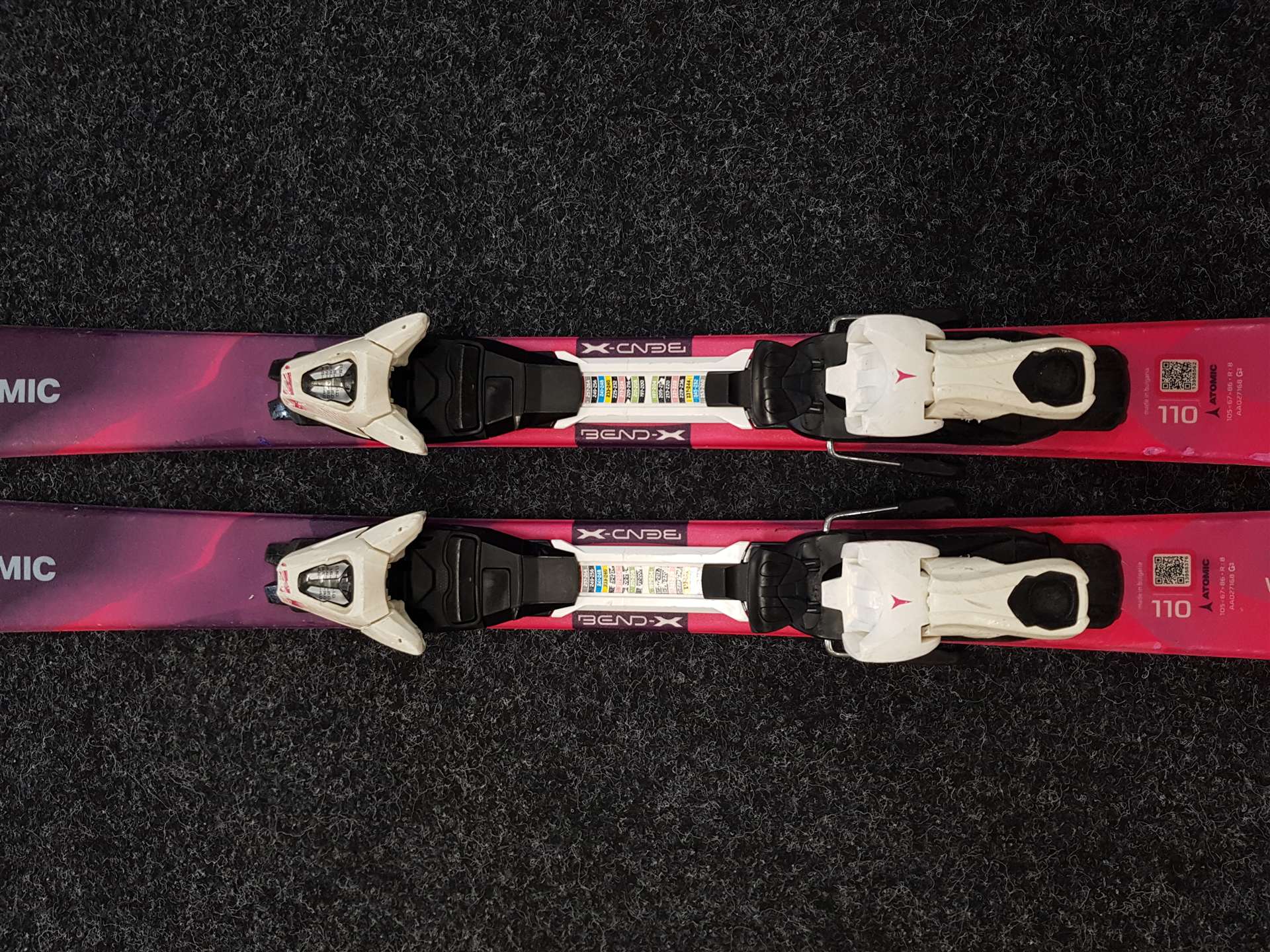 Použité detské lyže ATOMIC Vantage X + viazanie Atomic 4,5
