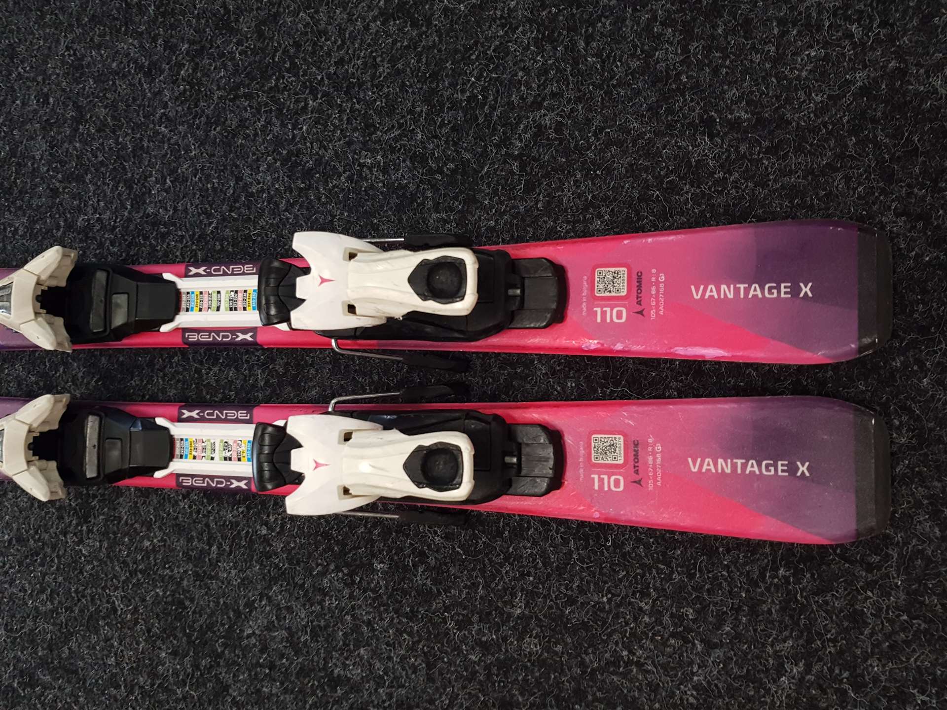 Použité detské lyže ATOMIC Vantage X + viazanie Atomic 4,5