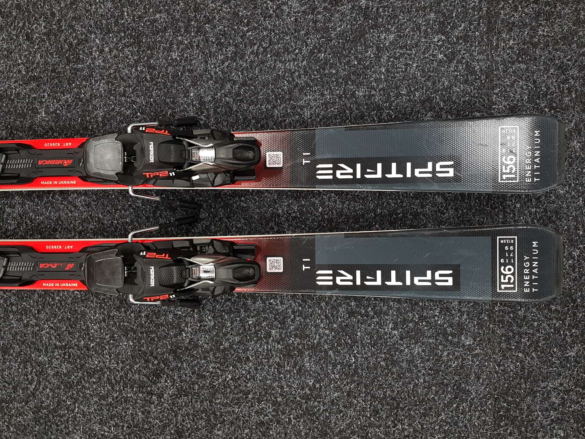 Použité lyže NORDICA Spitfire TI + viazanie Marker TP2 11