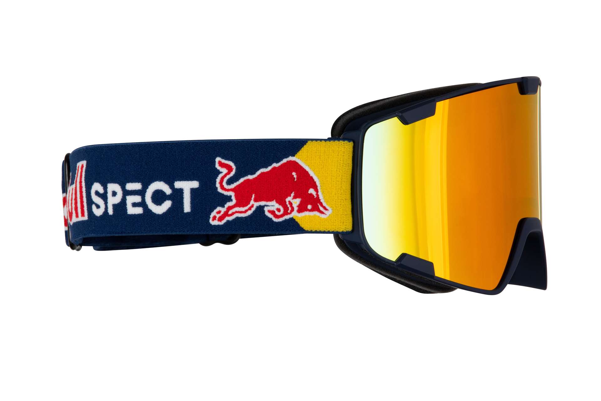 Lyžiarske okuliare RedBull PARK-19RE2, dark blue/brown with red mirror