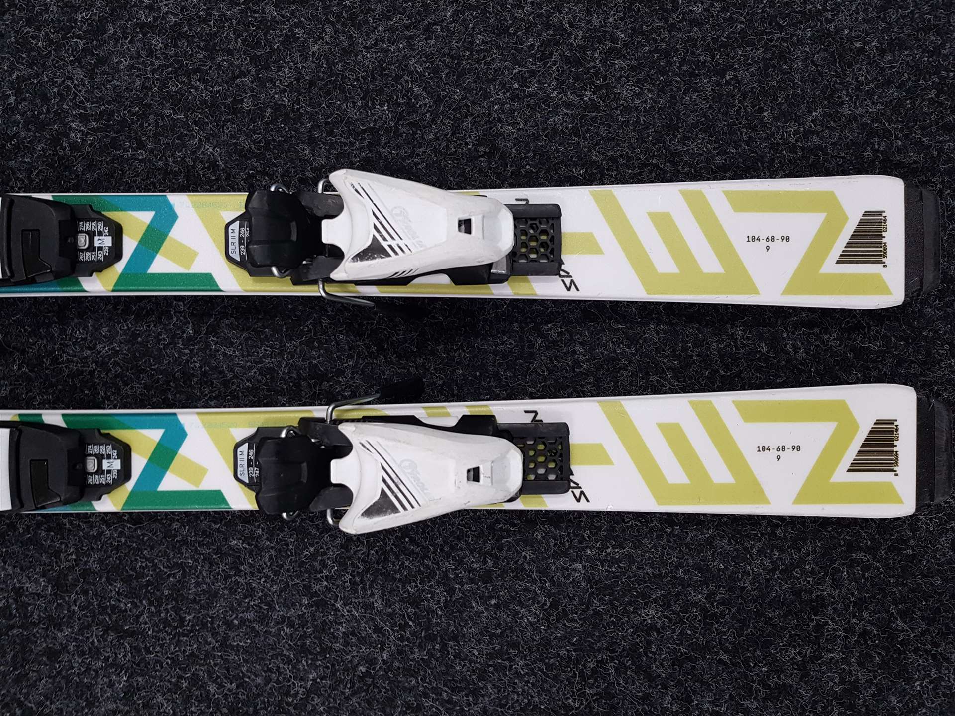 Použité detské lyže SPORTEN Street 120 + viazanie Tyrolia SLR 4,5