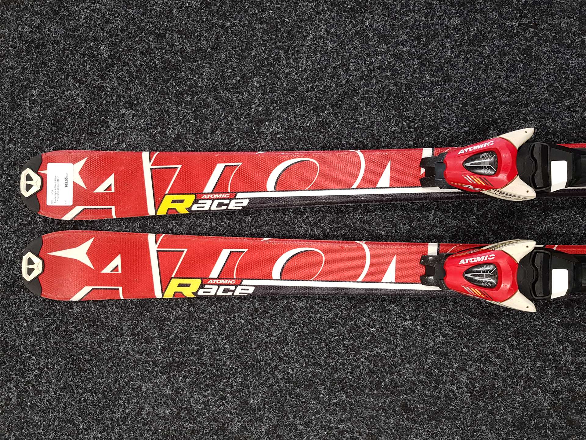 Použité lyže ATOMIC Race + viazanie Atomic XTE 7