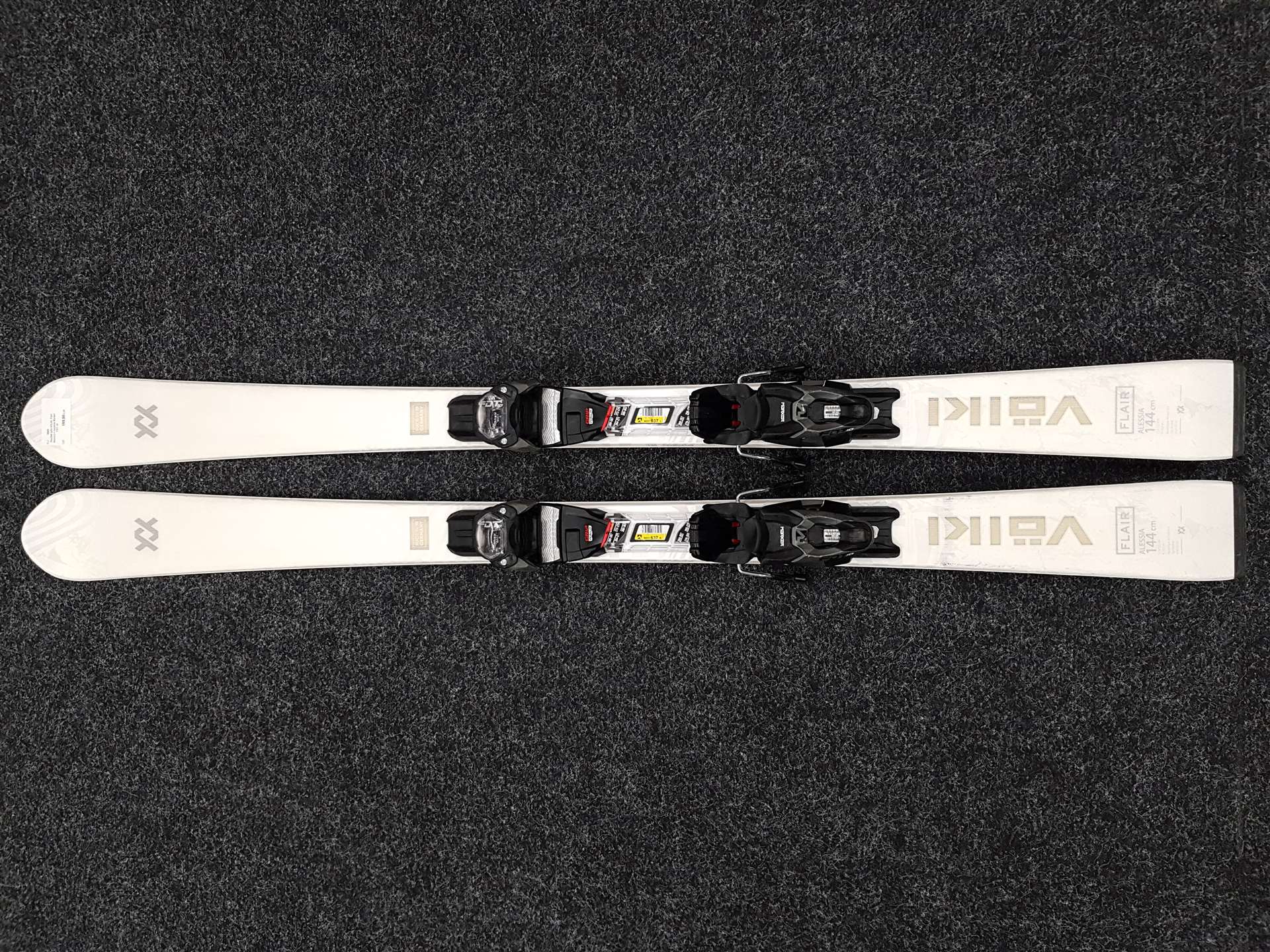 Použité lyže VOLKL Flair Alessia + viazanie Marker FDT 10