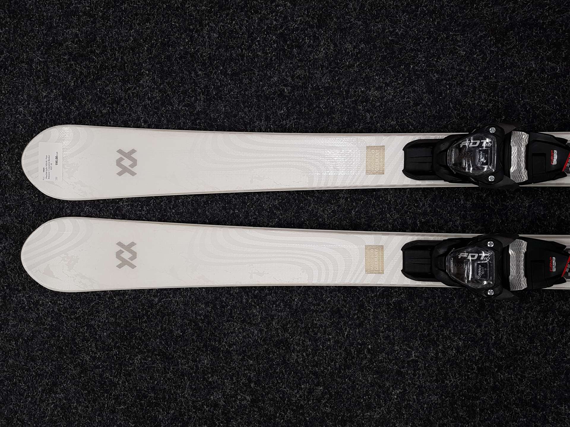 Použité lyže VOLKL Flair Alessia + viazanie Marker FDT 10