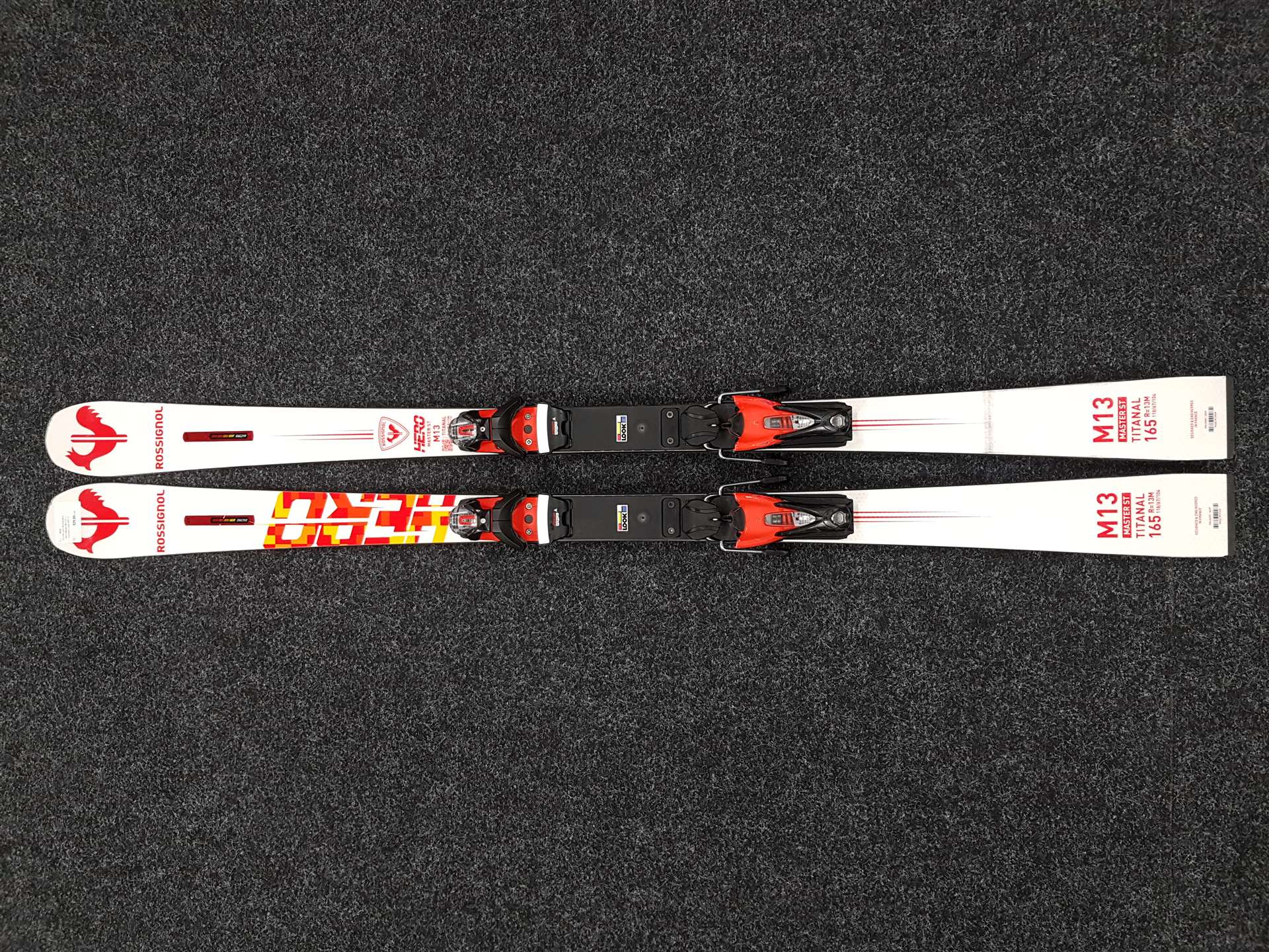 Použité lyže ROSSIGNOL Hero Master M13 ST + viazanie Look SPX 12