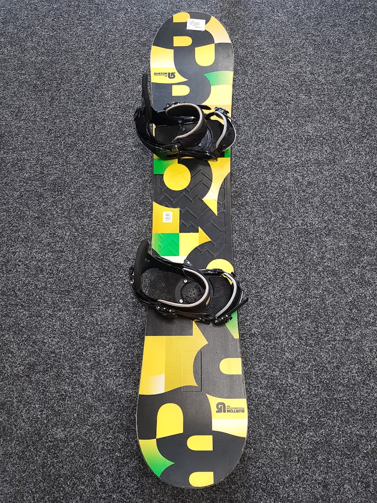 Bazárový snowboard BURTON Progression Yellow + viazanie Burton veľkosť M