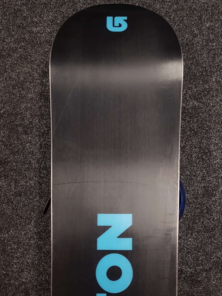 Bazárový snowboard BURTON Progression Black-blue + viazanie Burton S/M