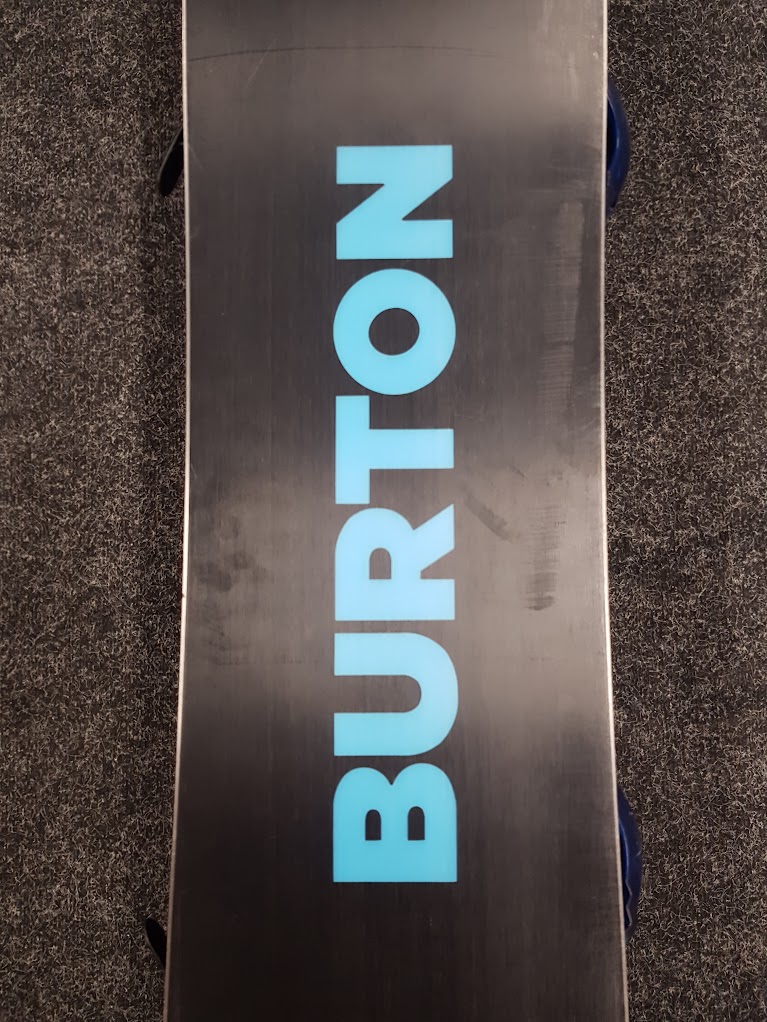 Bazárový snowboard BURTON Progression Black-blue + viazanie Burton S/M