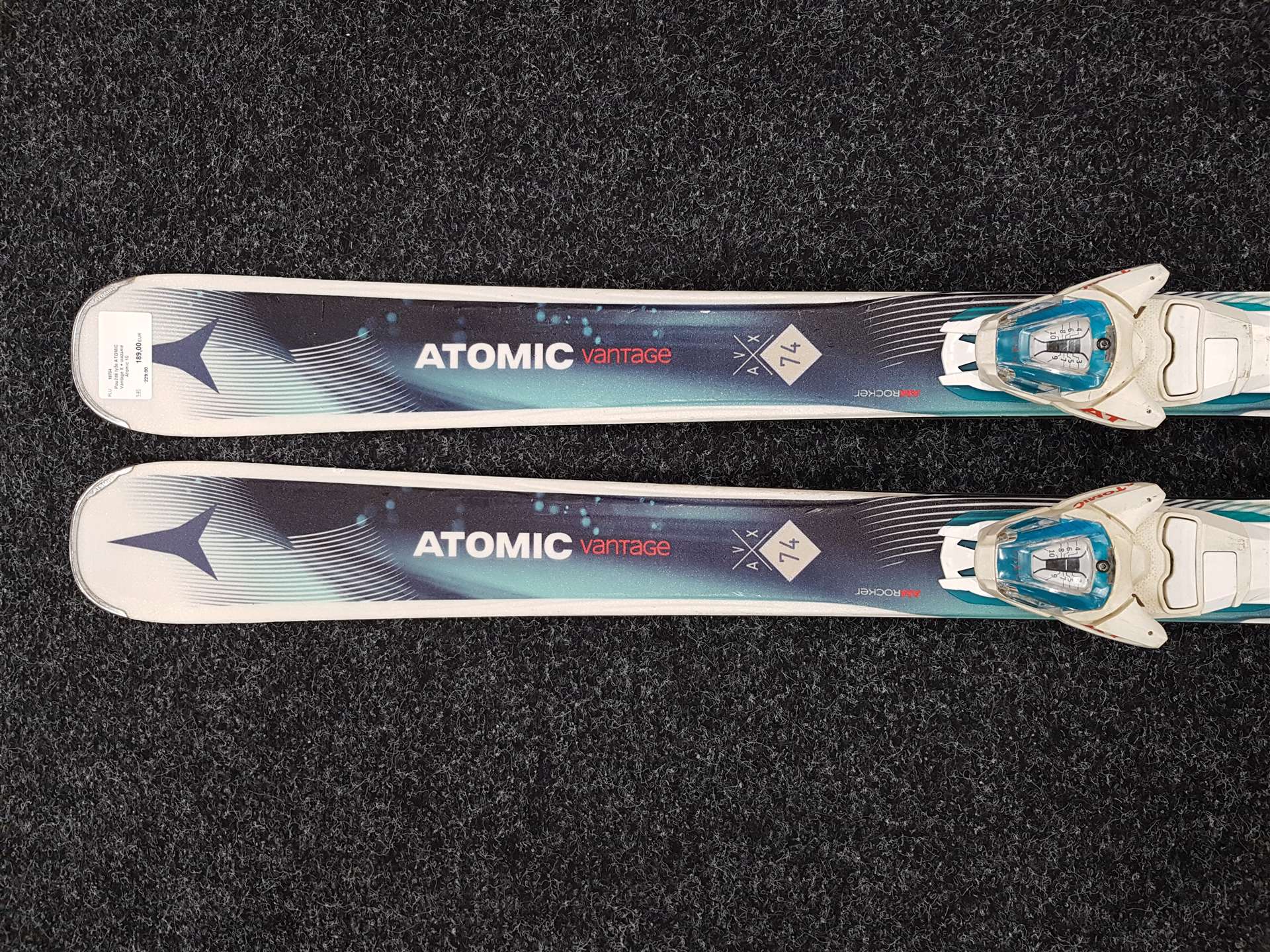 Použité lyže ATOMIC Vantage X + viazanie Atomic 10
