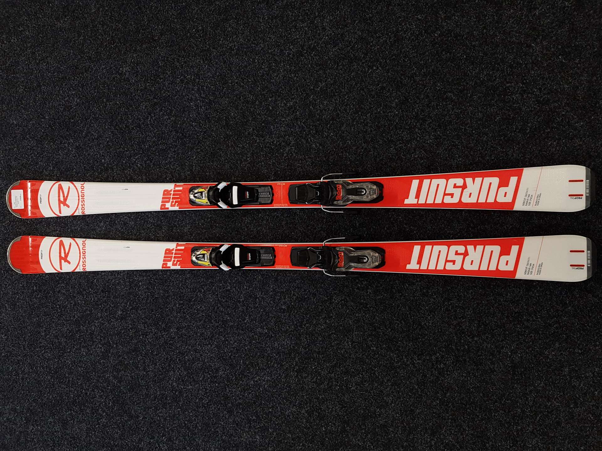 Použité lyže ROSSIGNOL Pursuit + viazanie Look Xpress 11.0