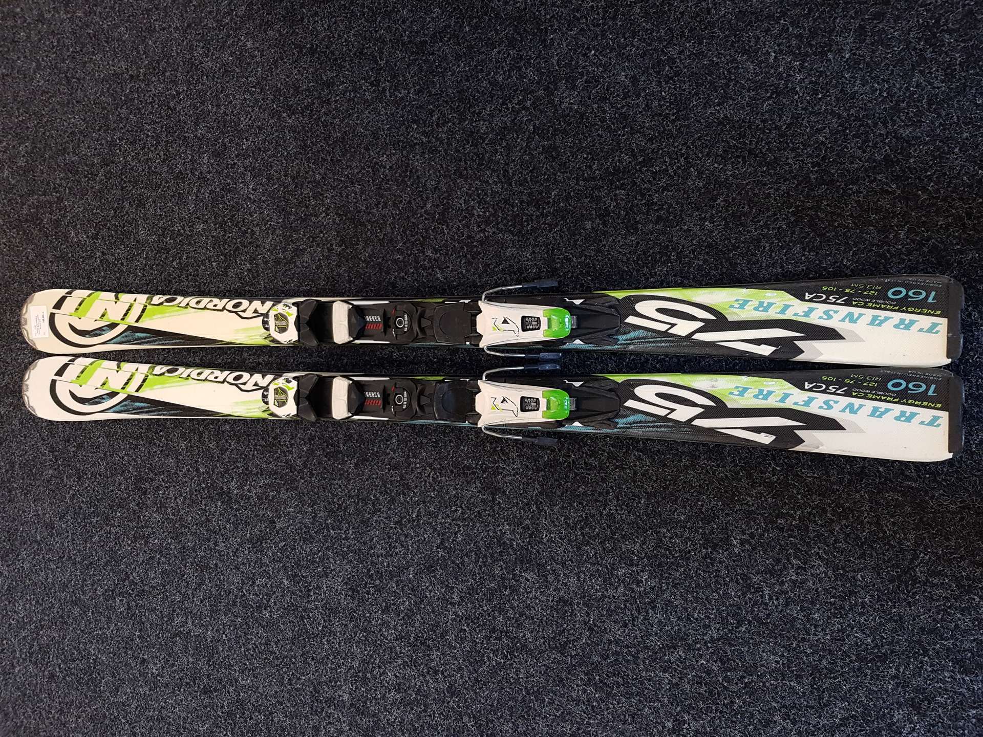 Použité lyže NORDICA Transfire 75 Ca + viazanie Nordica 10.0