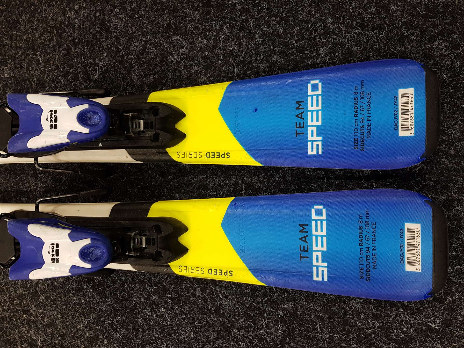 Použité detské lyže DYNASTAR Team Speed + viazanie Look Xpress 4.5