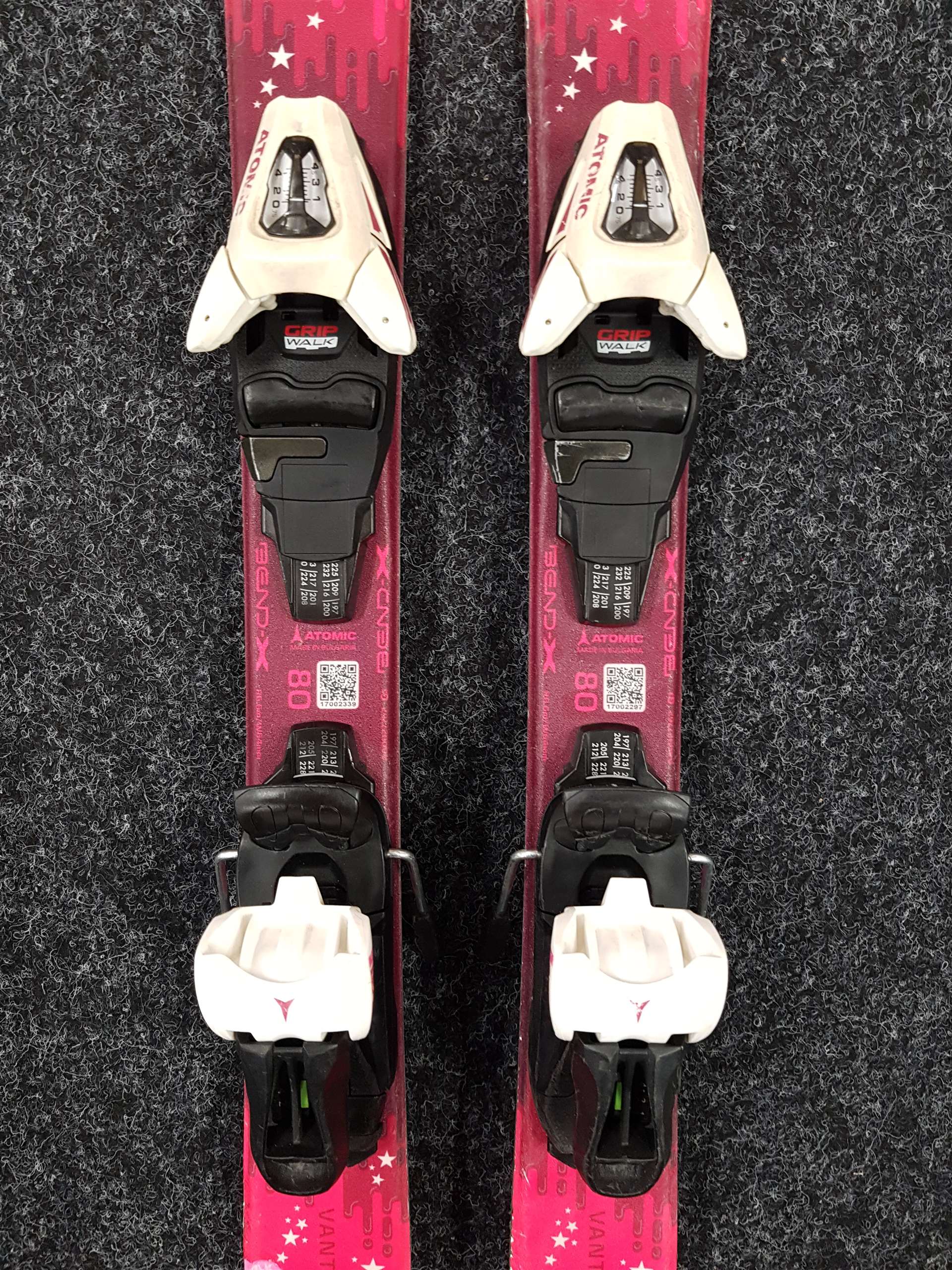 Použité detské lyže ATOMIC Vantage + viazanie Atomic Atomic 5