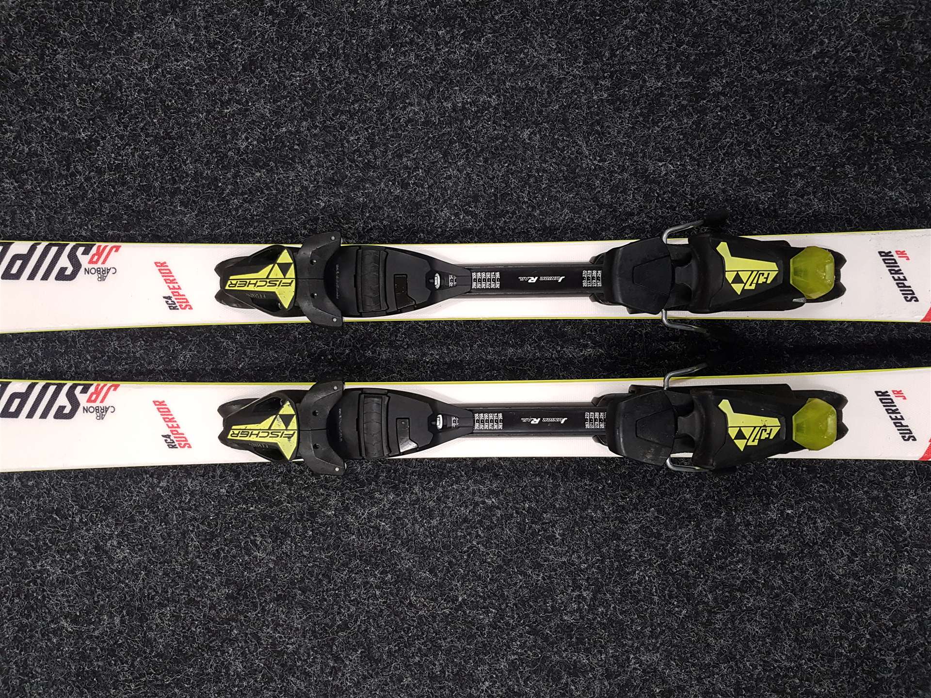 Použité lyže FISCHER SUPERIOR JR  + viazanie Fischer FJ 7.5
