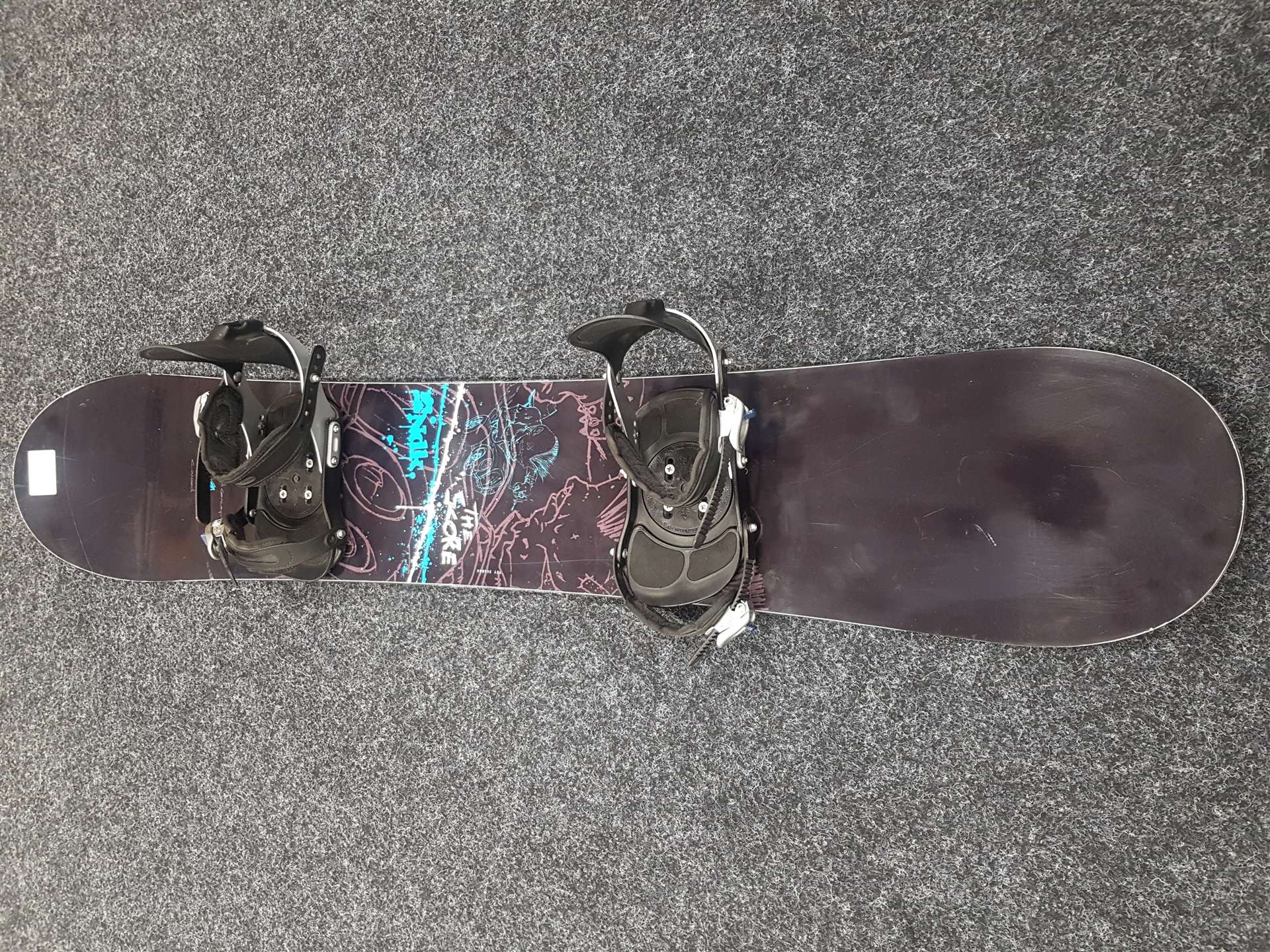 Použitý snowboard Nidecker 51 c.wood + viazanie  Snow Blaster veľkosť L