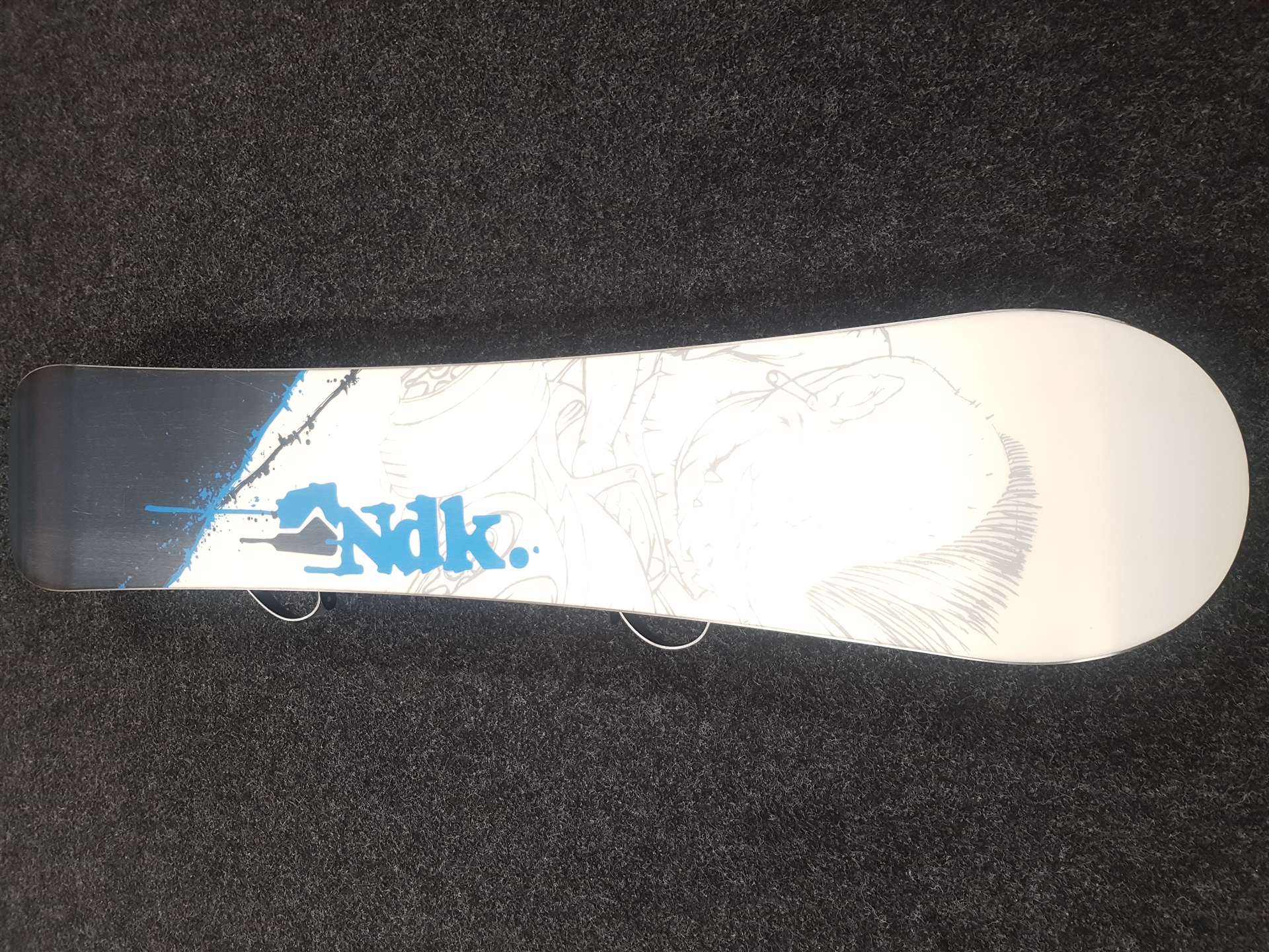 Použitý snowboard Nidecker 51 c.wood + viazanie  Snow Blaster veľkosť L