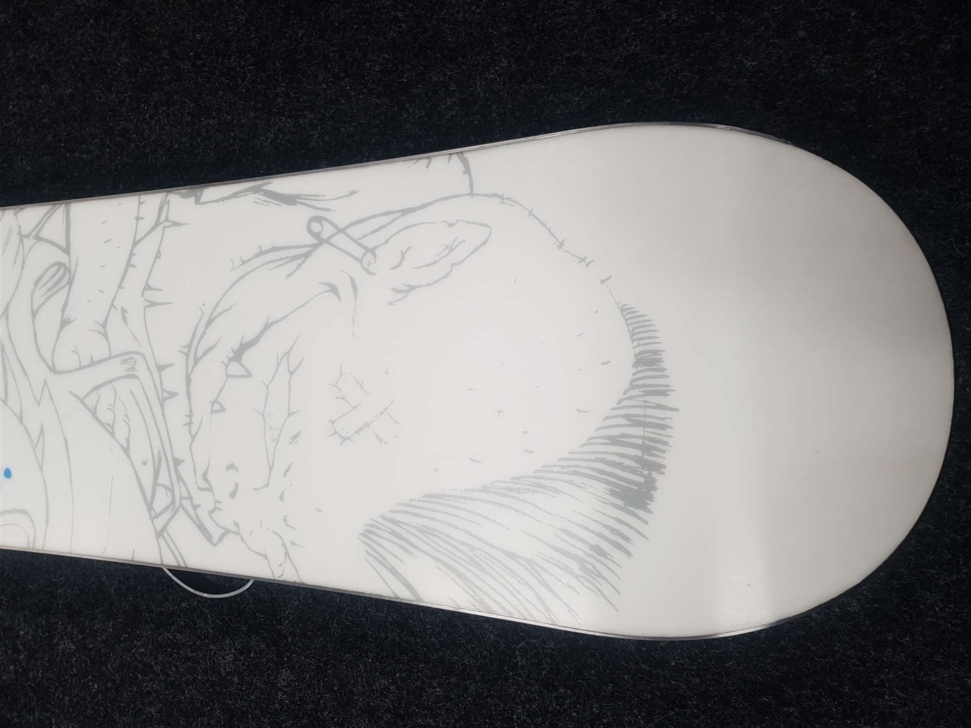 Použitý snowboard Nidecker 51 c.wood + viazanie  Snow Blaster veľkosť L